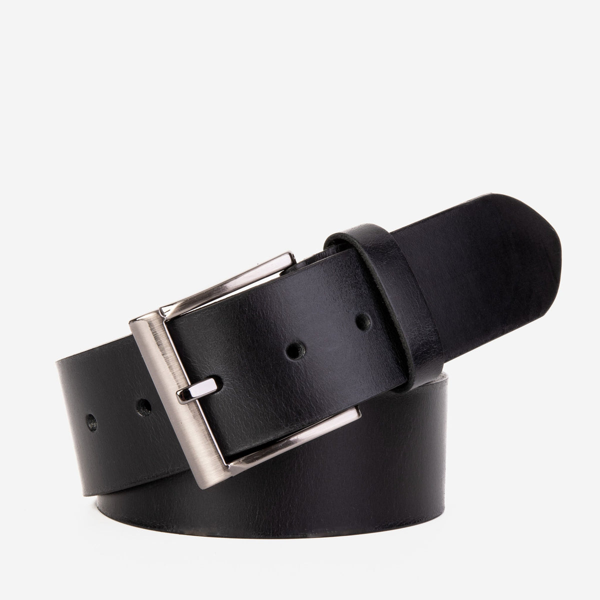 Vinci Leather The Prime Black Leather Belt – product view 1