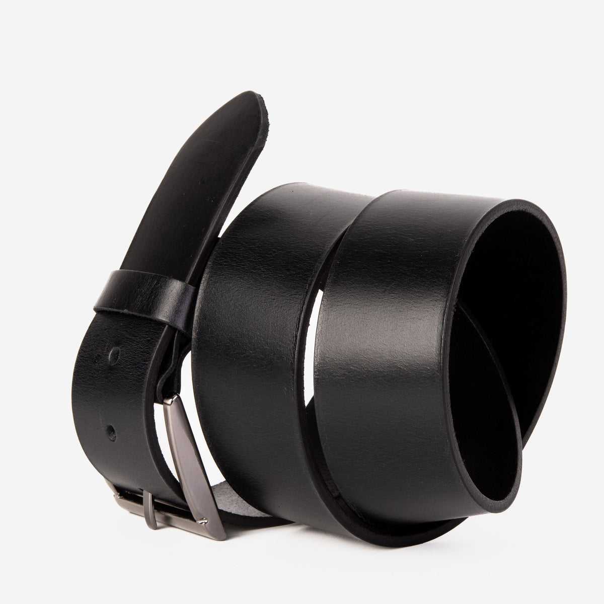 Vinci Leather The Prime Black Leather Belt – product view 2
