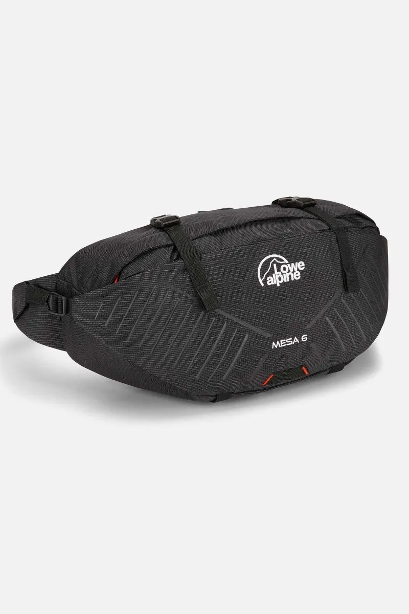 Lowe Alpine Mesa 6 Belt Pack — Black Ripstop Nylon Hip Pack