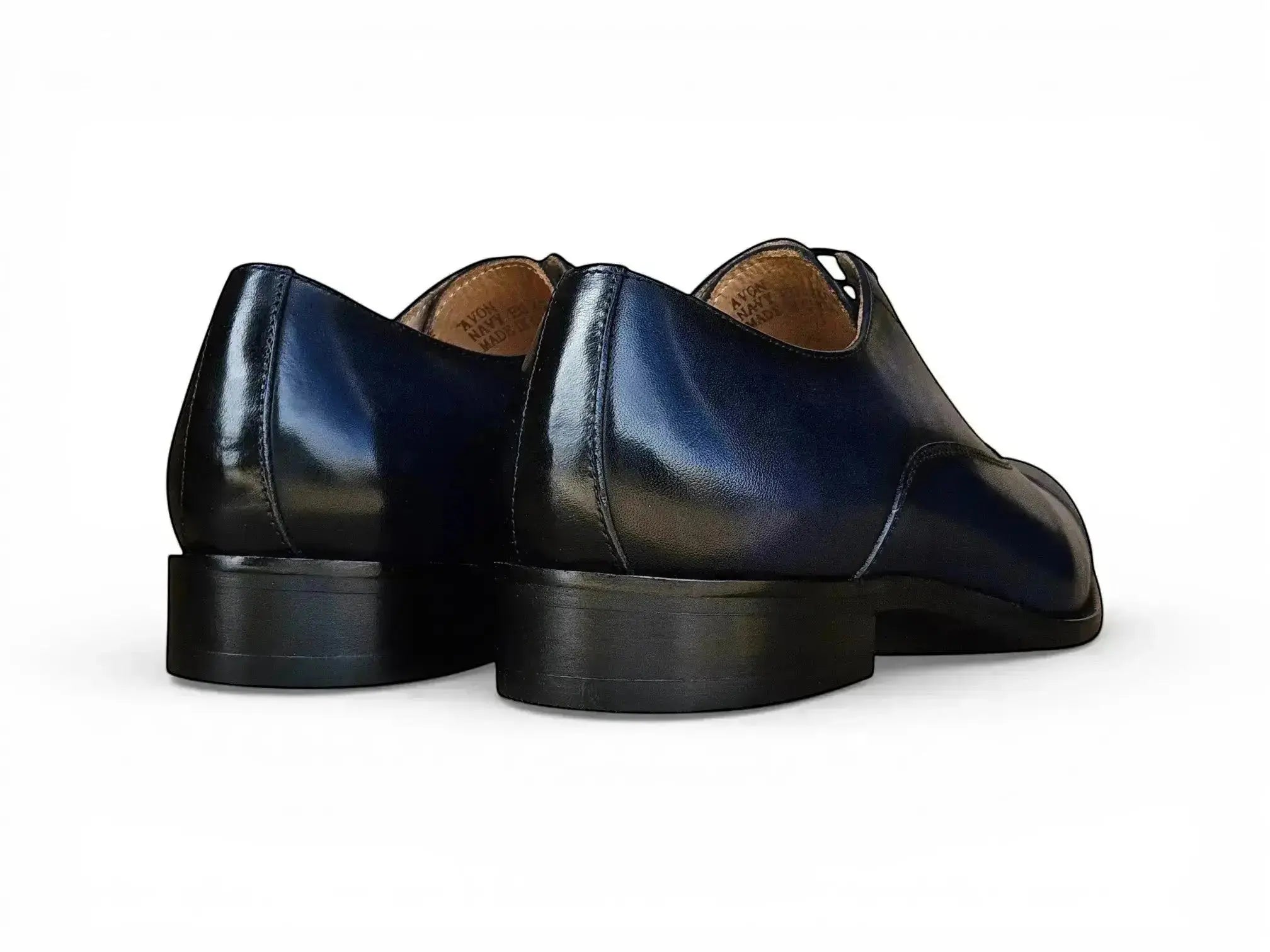 Avon Cap Toe Oxford in Leather Sole Carrucci Shoes Men's