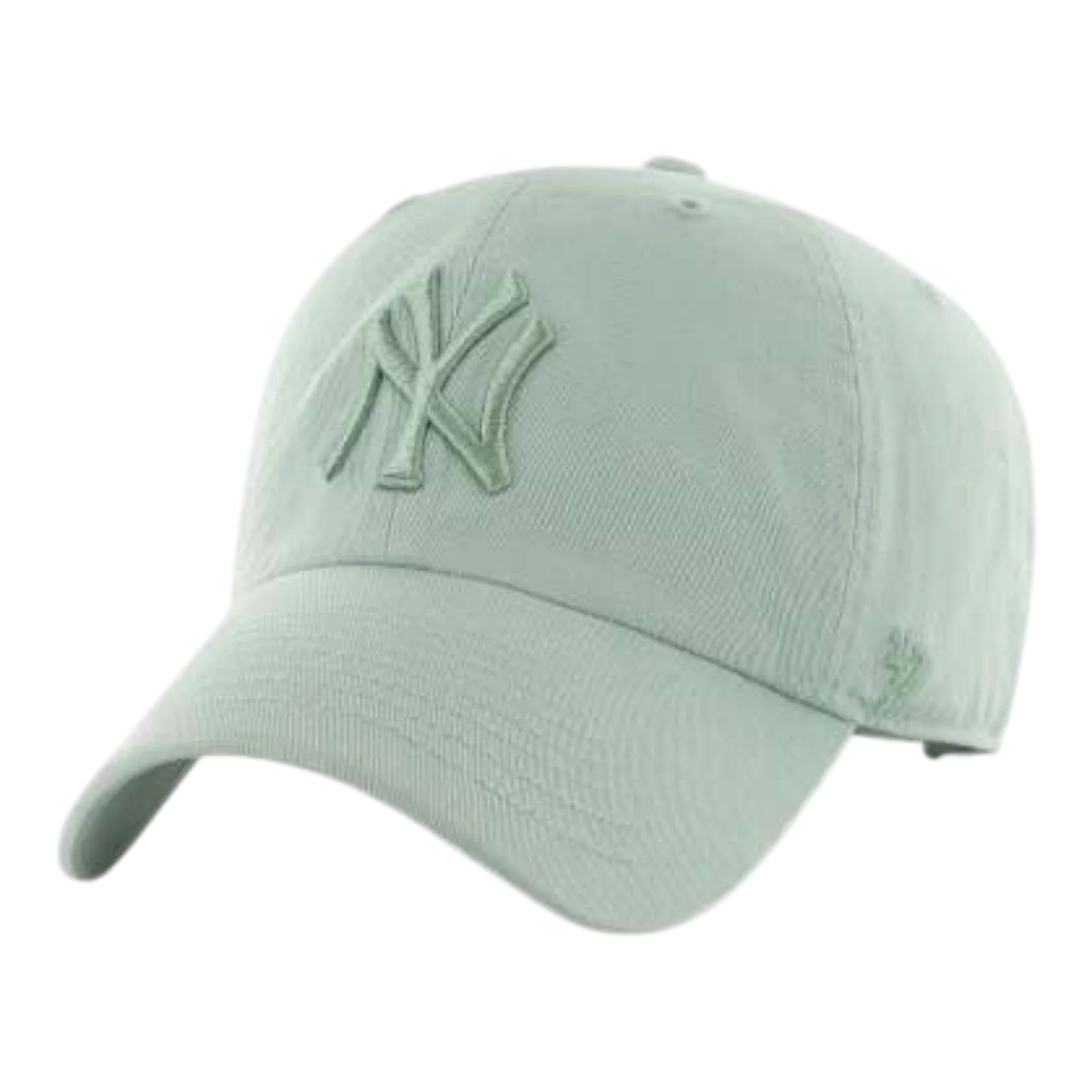 47 Brand Clean Up New York Yankees Strapback Hat — Antique Jade Adjustable Cap
