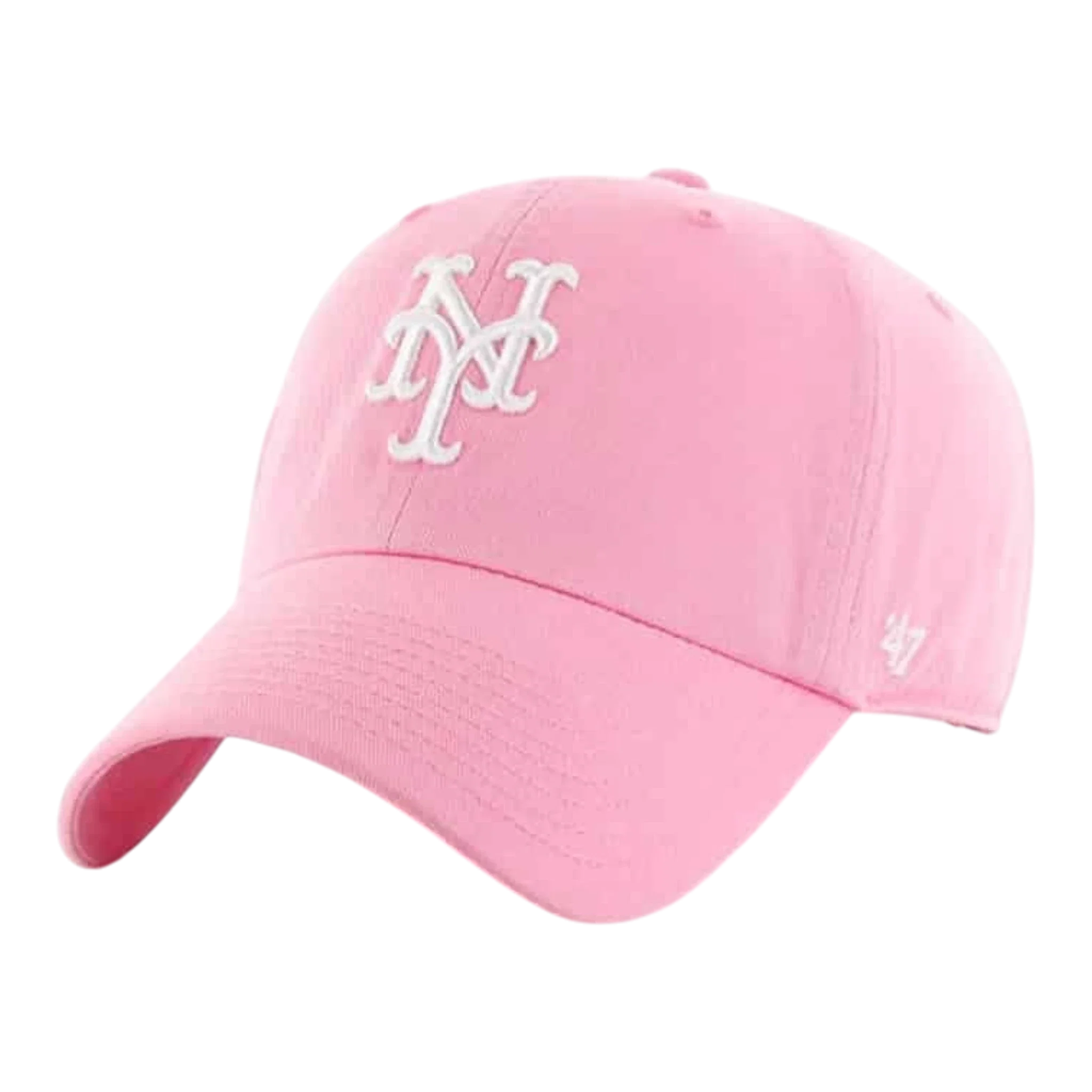 47 Brand Clean Up New York Mets Strapback Hat — Rose Adjustable Cap