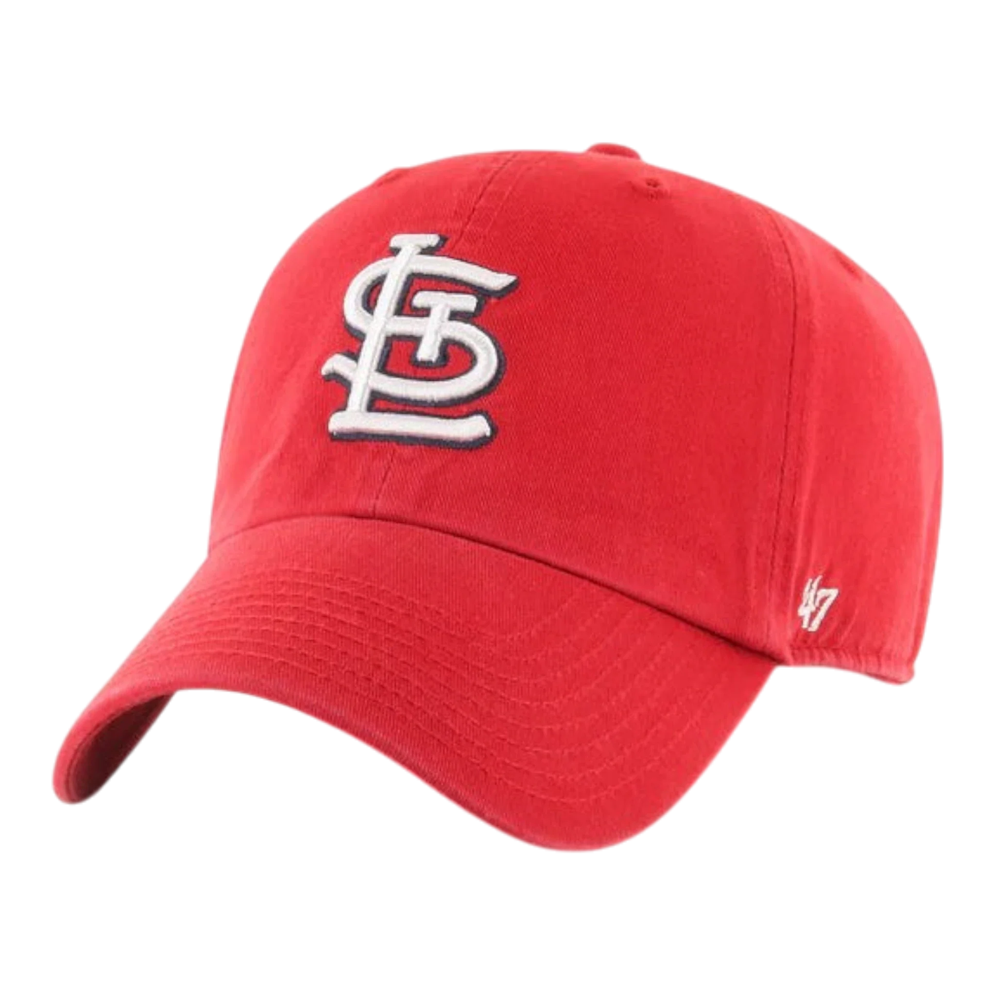 47 Brand Clean Up St. Louis Cardinals Strapback Hat — Red Adjustable Cap