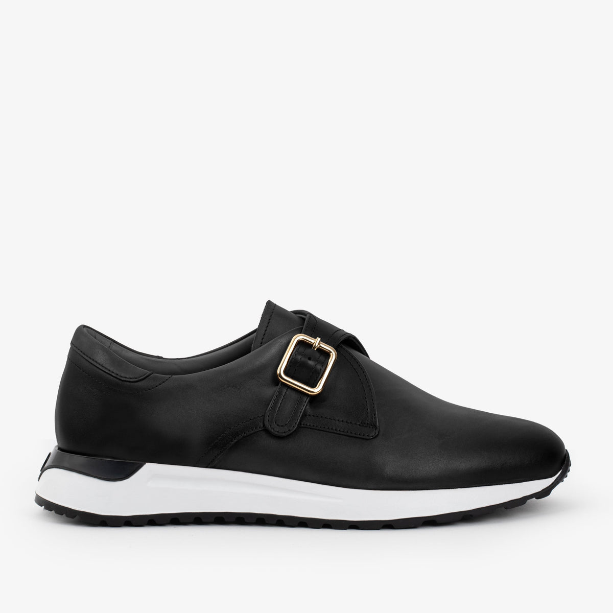 Vinci Leather The Torino Black Leather Men Sneaker – product view 1
