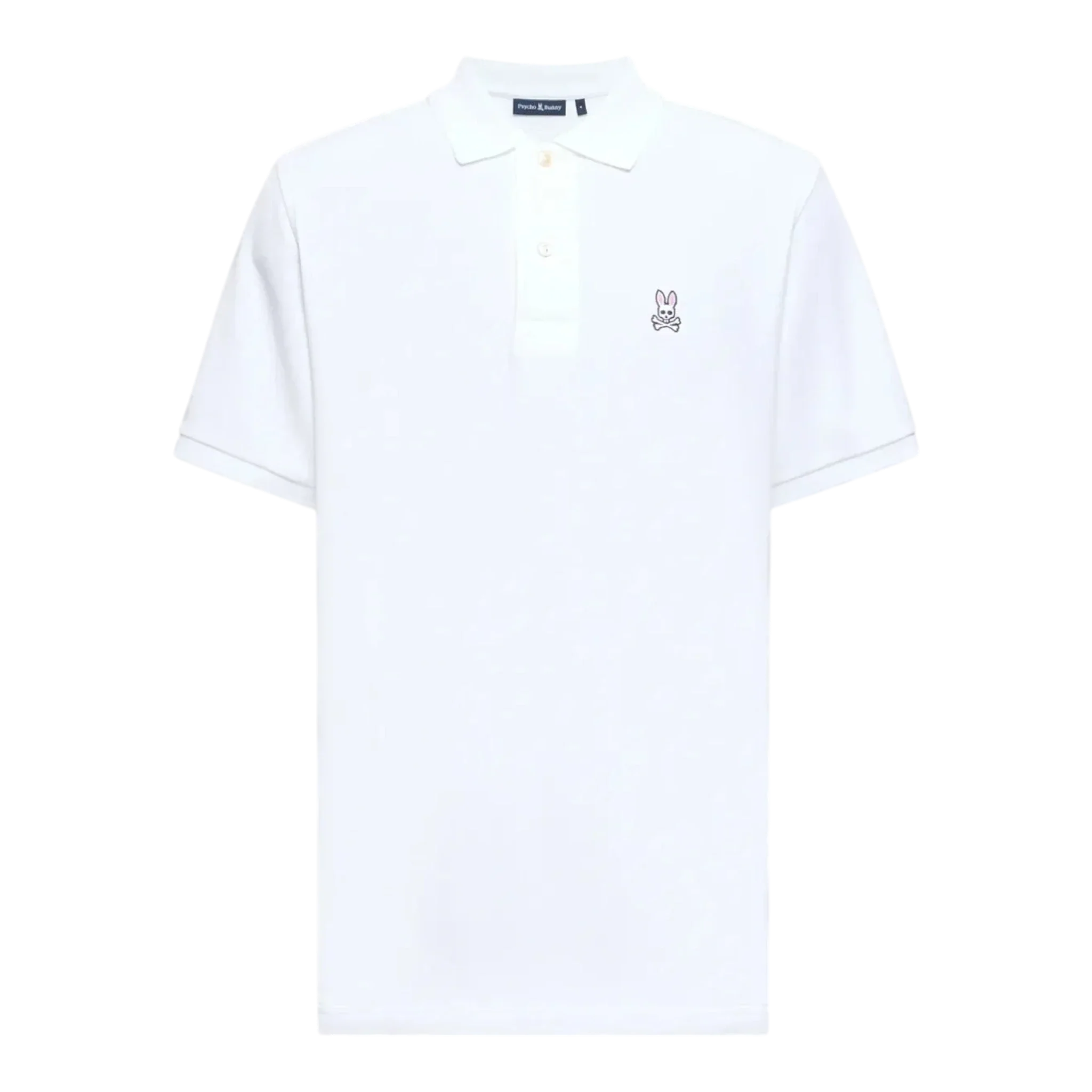 Psycho Bunny Classic Men's Polo — White