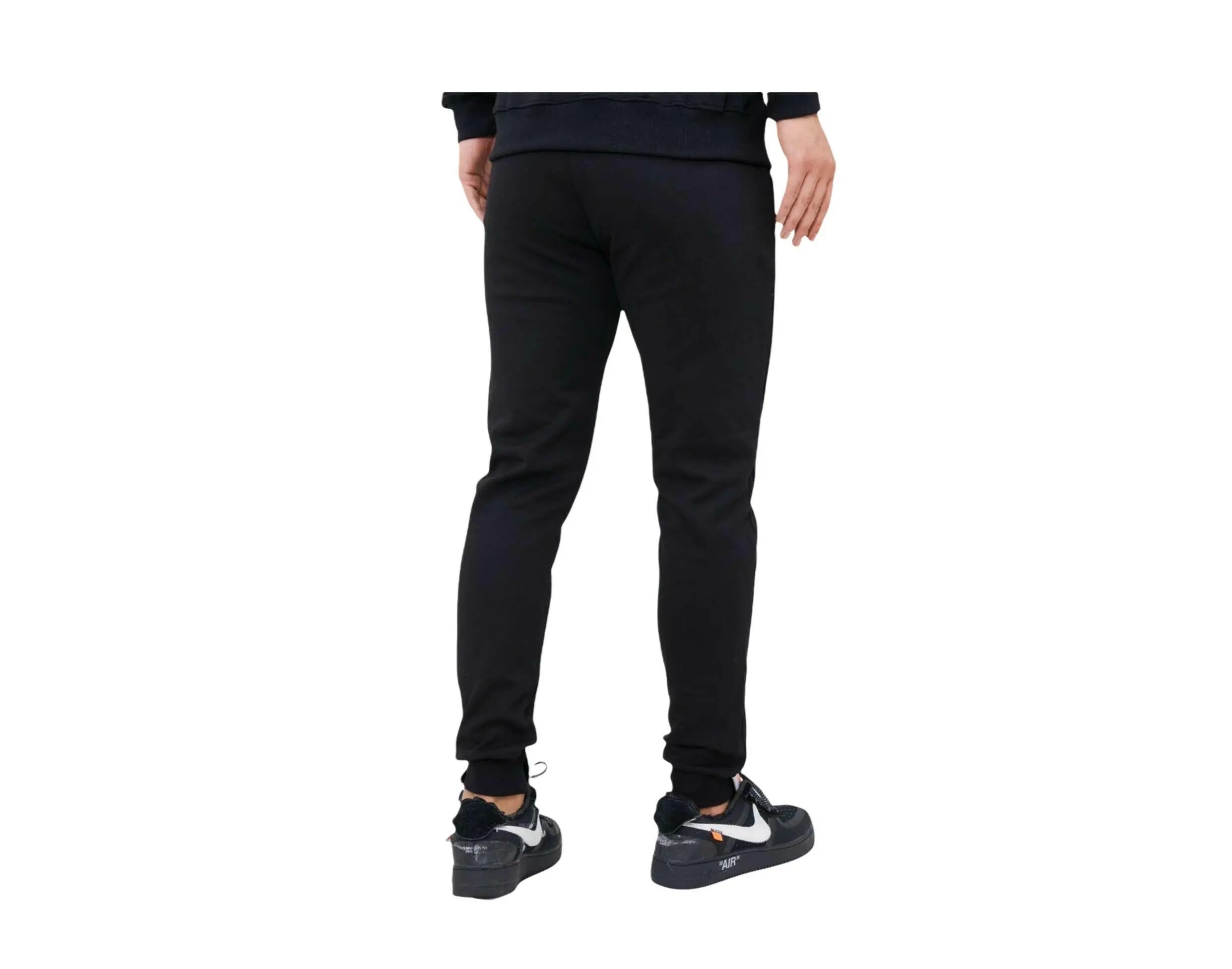 Pro Standard NBA Brooklyn Nets Stacked Logo Men's Sweatpants — Black