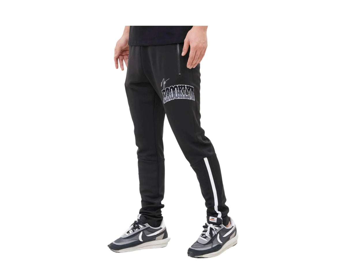 Pro Standard Brooklyn Nets Home Town Men's Track Pants — Black – product view 2