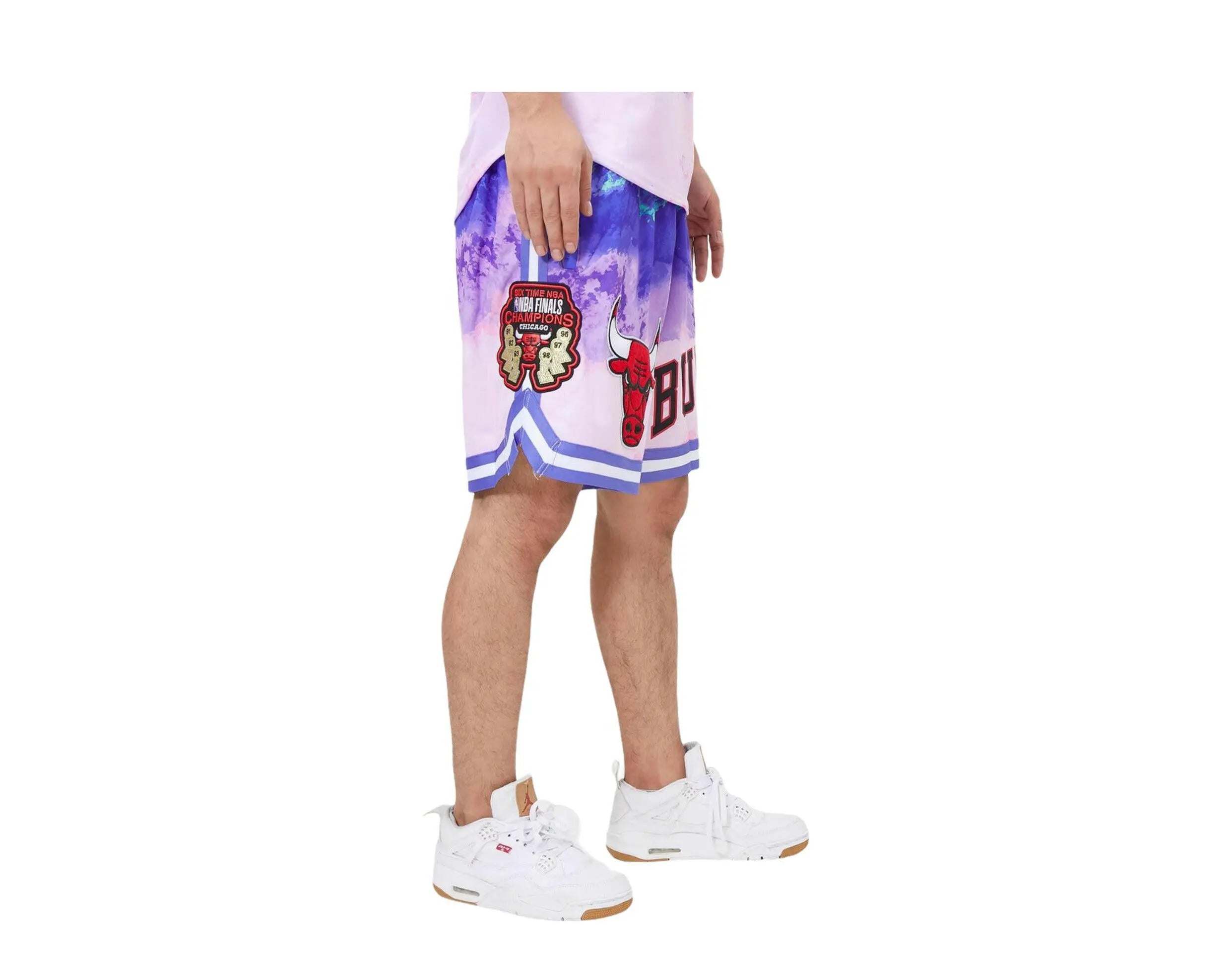 Pro Standard Chicago Bulls Pro Team Pink Dye Men's Shorts — Pink Dye