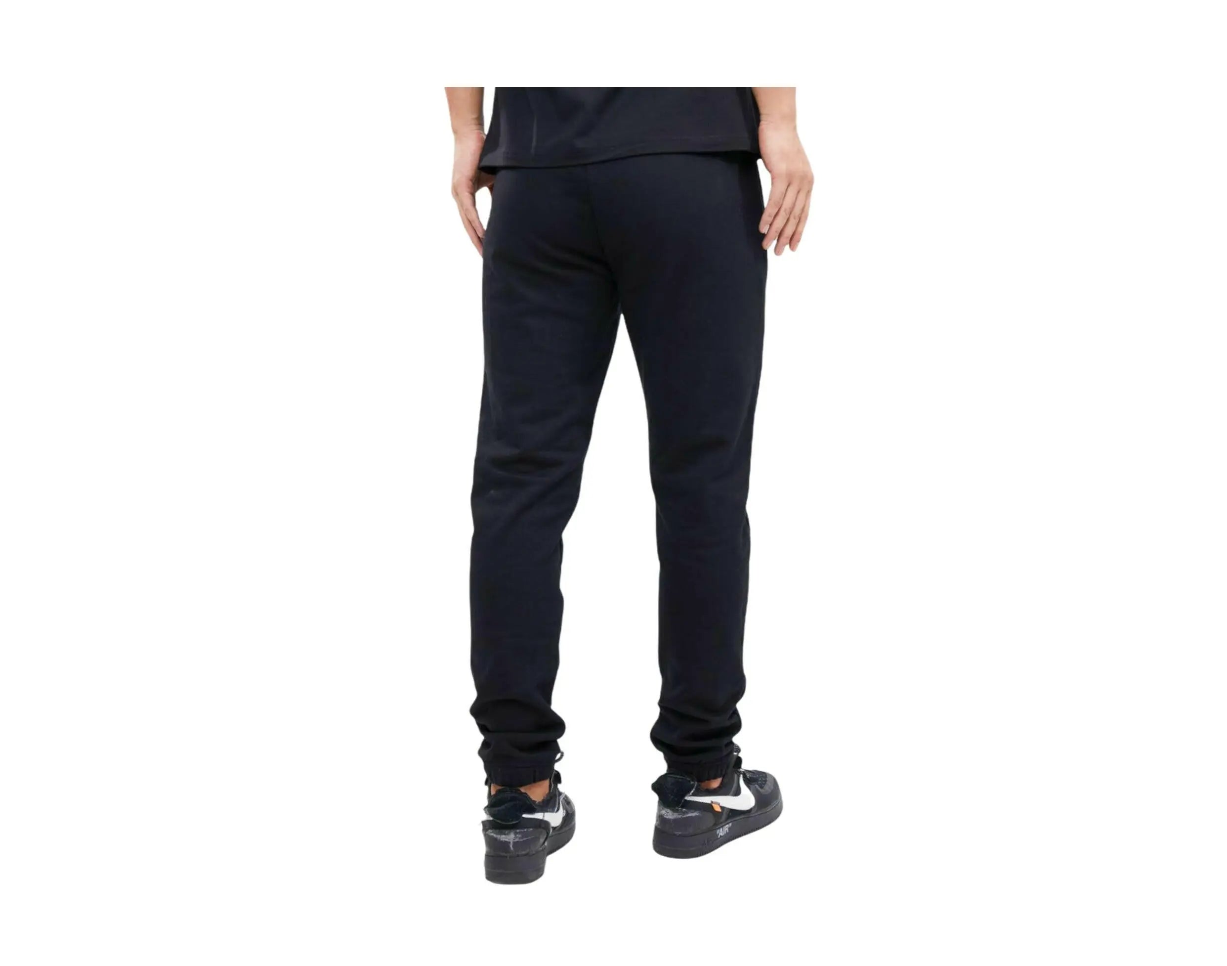 Pro Standard NBA Charlotte Hornets Stacked Logo Men's Sweatpants — Black