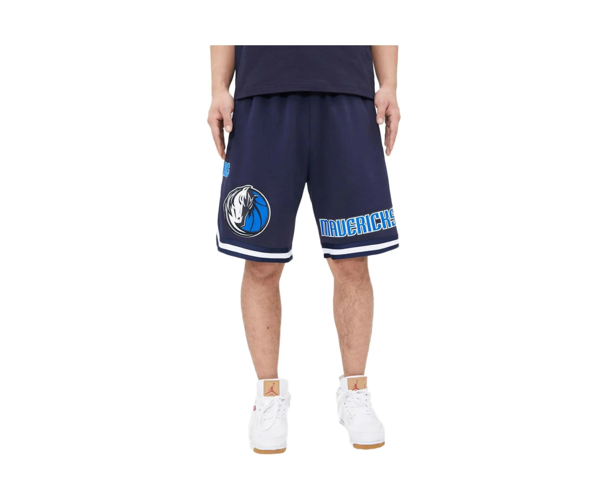 Pro Standard Dallas Mavericks Pro Team Jogger Men's Shorts — Midnight Navy