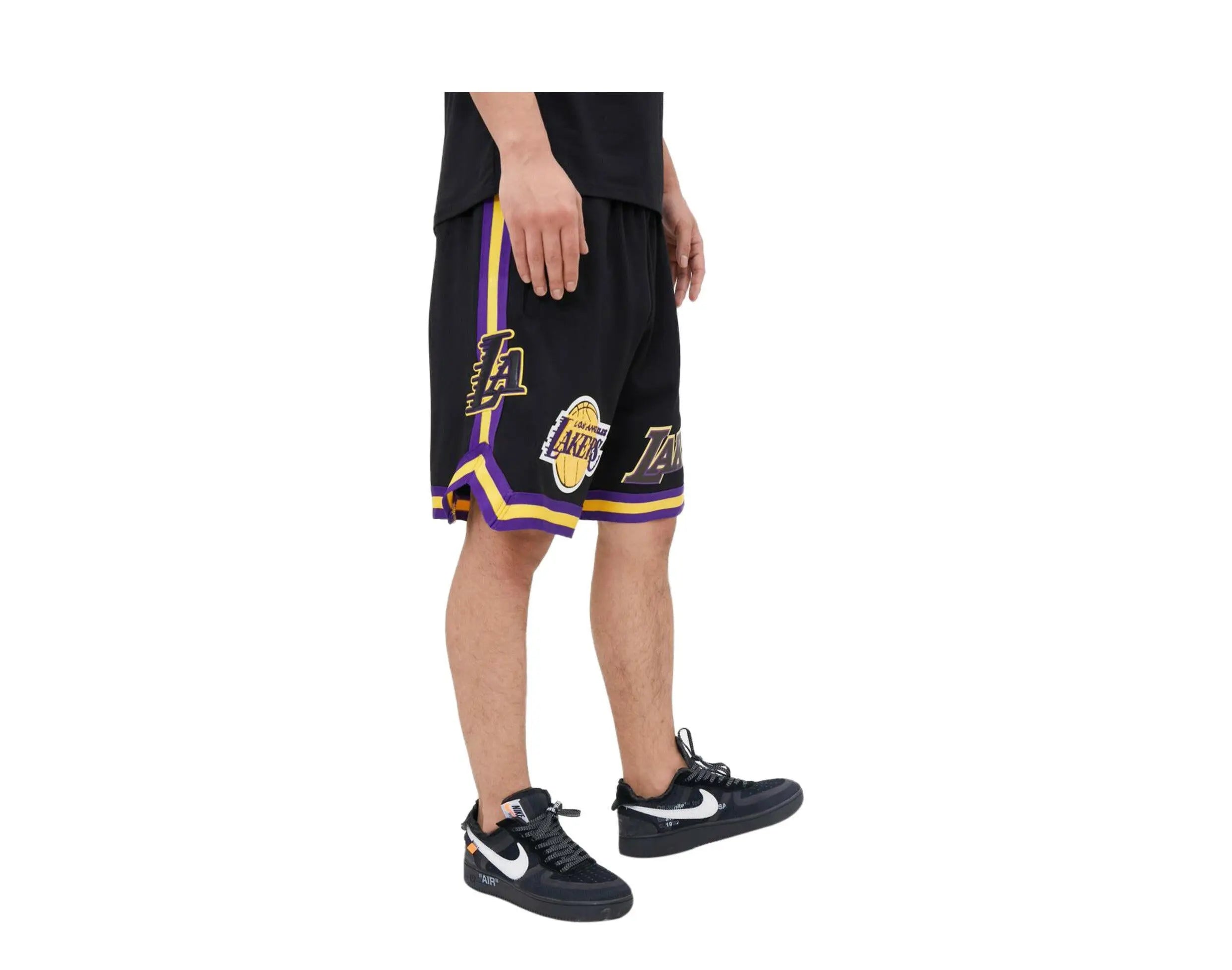 Pro Standard Los Angeles Lakers Classic Chenille Men's Shorts — Black
