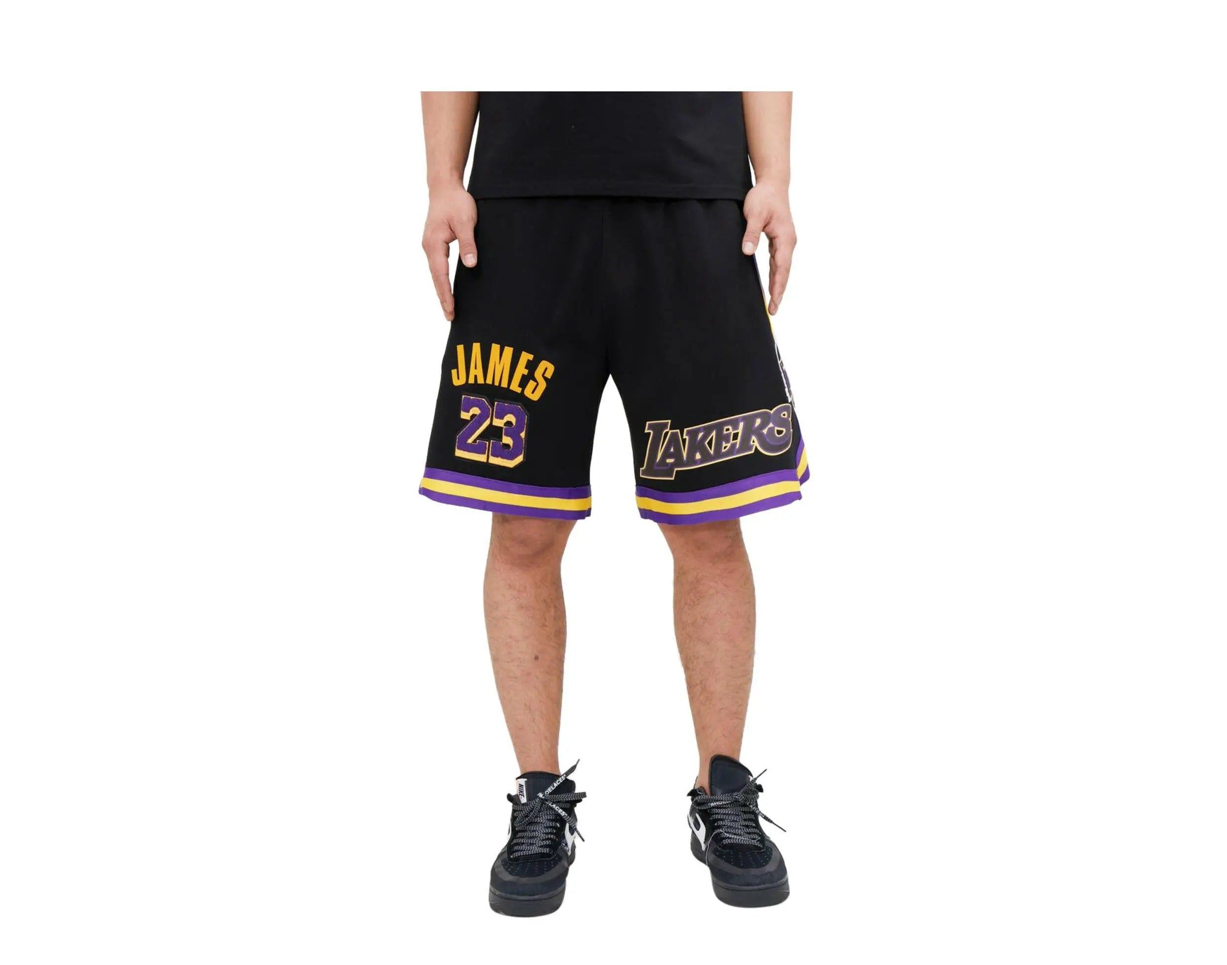 Pro Standard Los Angeles Lakers Lebron James Pro Team Men's Shorts — Black