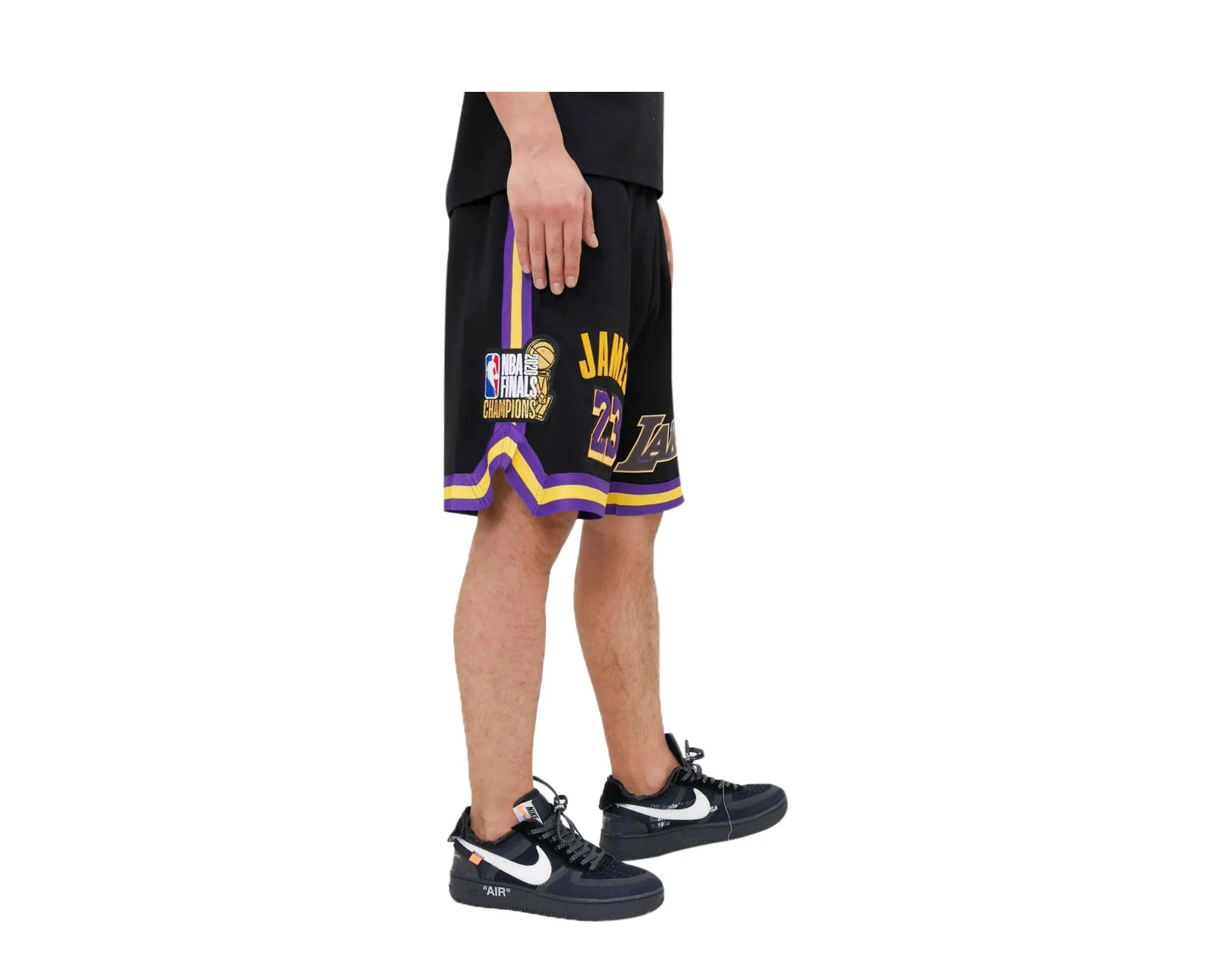 Pro Standard Los Angeles Lakers Lebron James Pro Team Men's Shorts — Black
