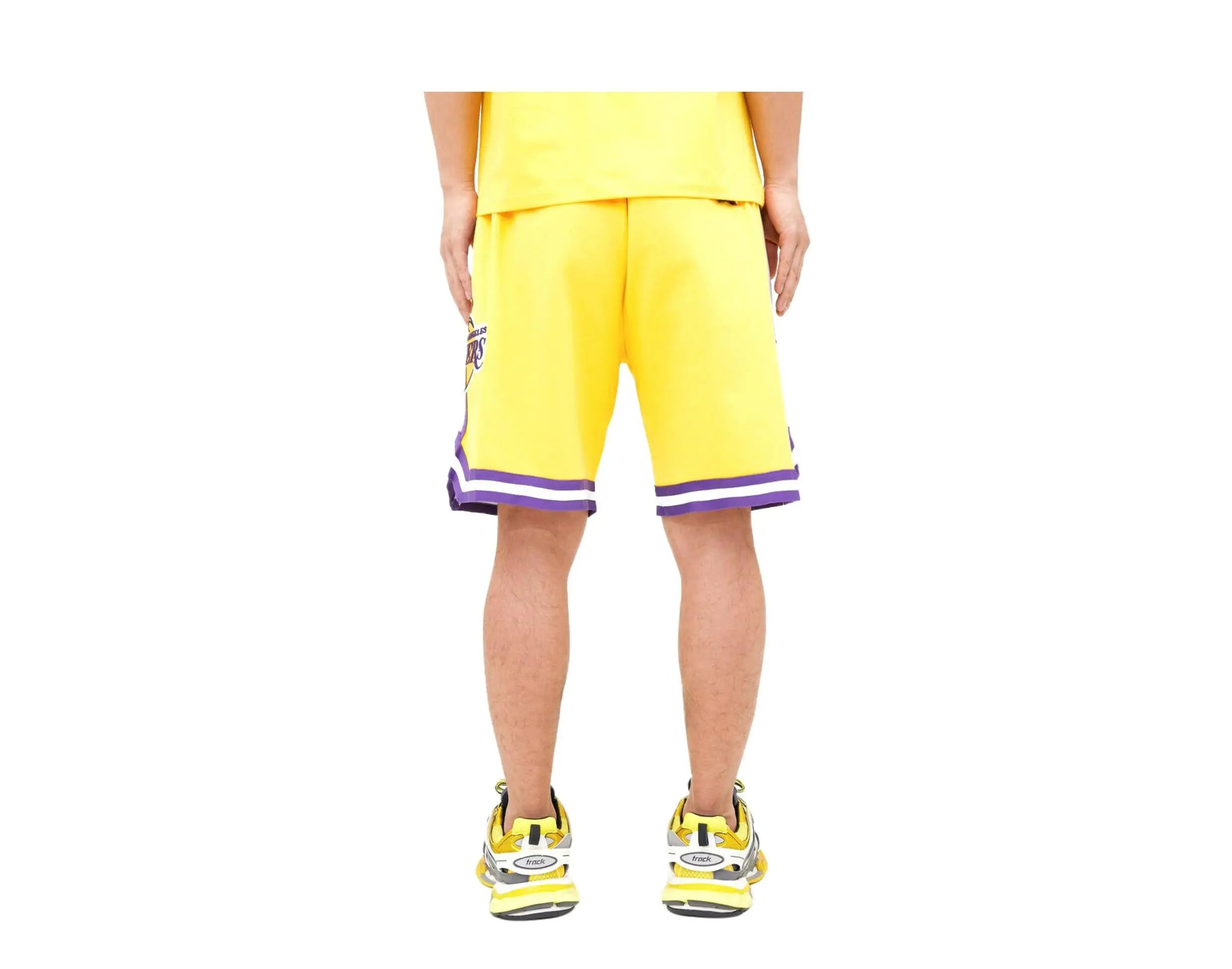 Pro Standard Los Angeles Lakers Lebron James Pro Team Men's Shorts — Yellow