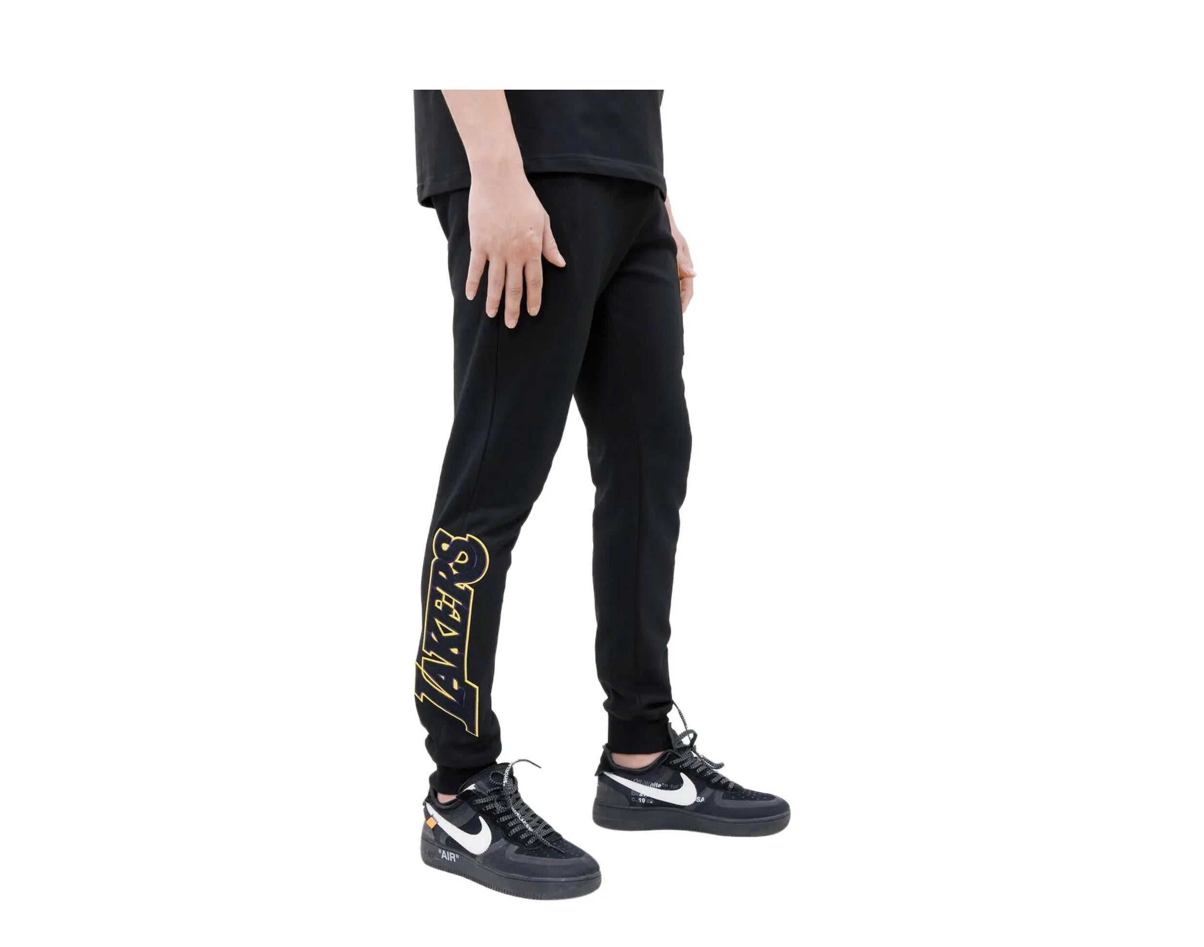 Pro Standard Los Angeles Lakers Lebron James Pro Team Men's Jogger Pants — Black