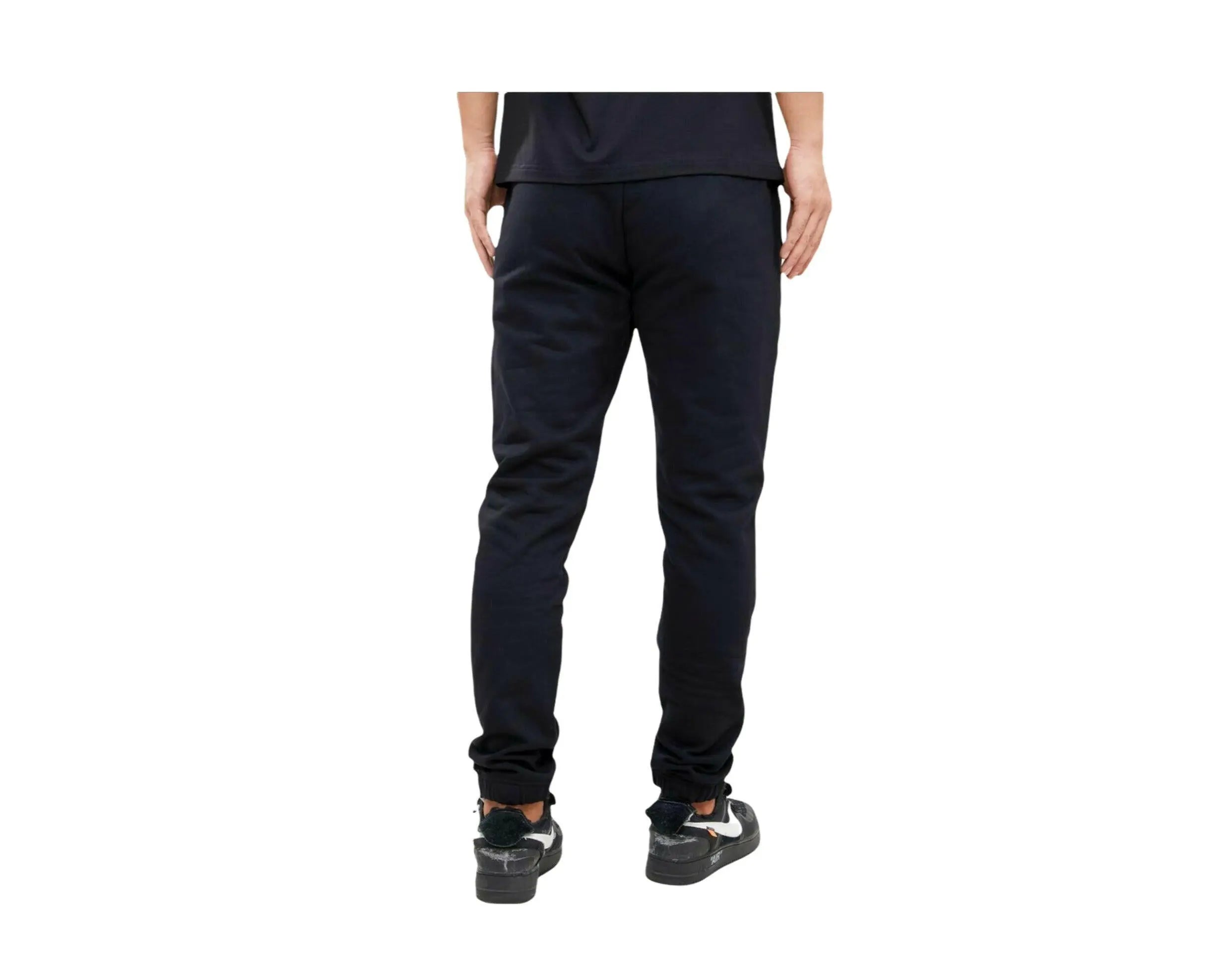 Pro Standard NBA Los Angeles Lakers Stacked Logo Men's Sweatpants — Black