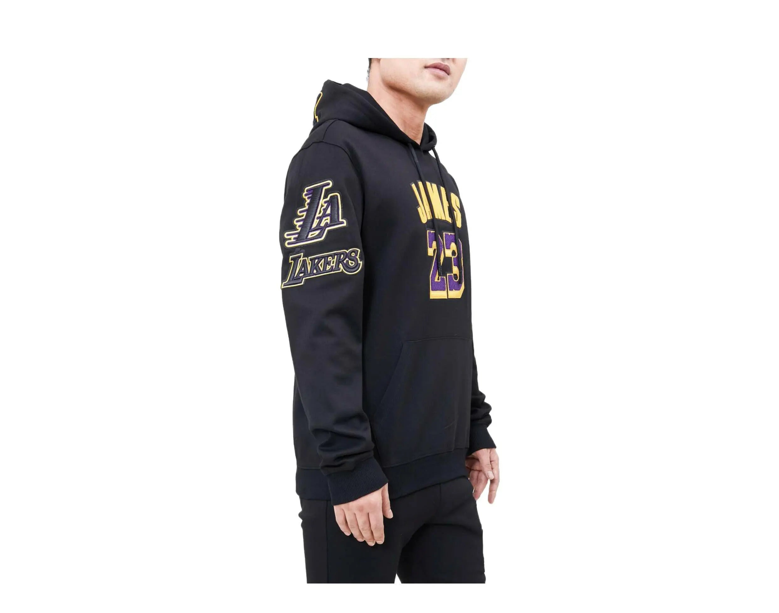Pro Standard Los Angeles Lakers Lebron James Pro Team Men's Hoodie — Black