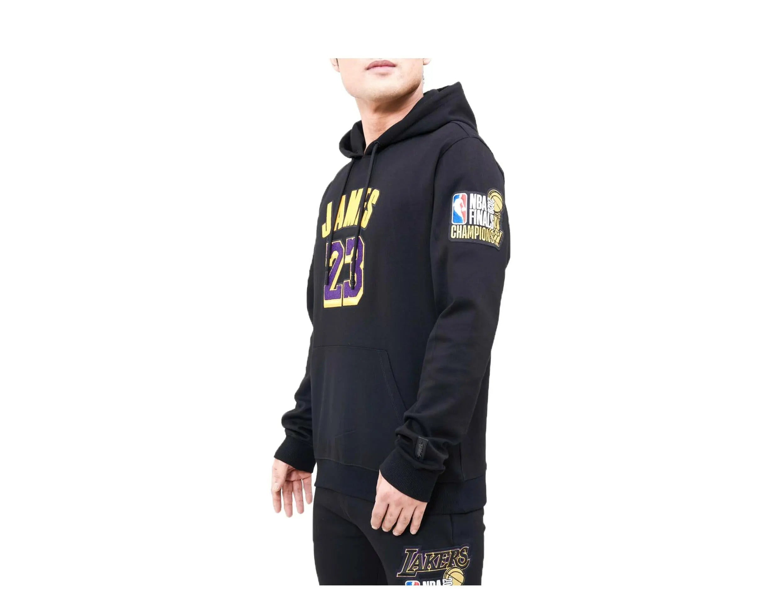 Pro Standard Los Angeles Lakers Lebron James Pro Team Men's Hoodie — Black