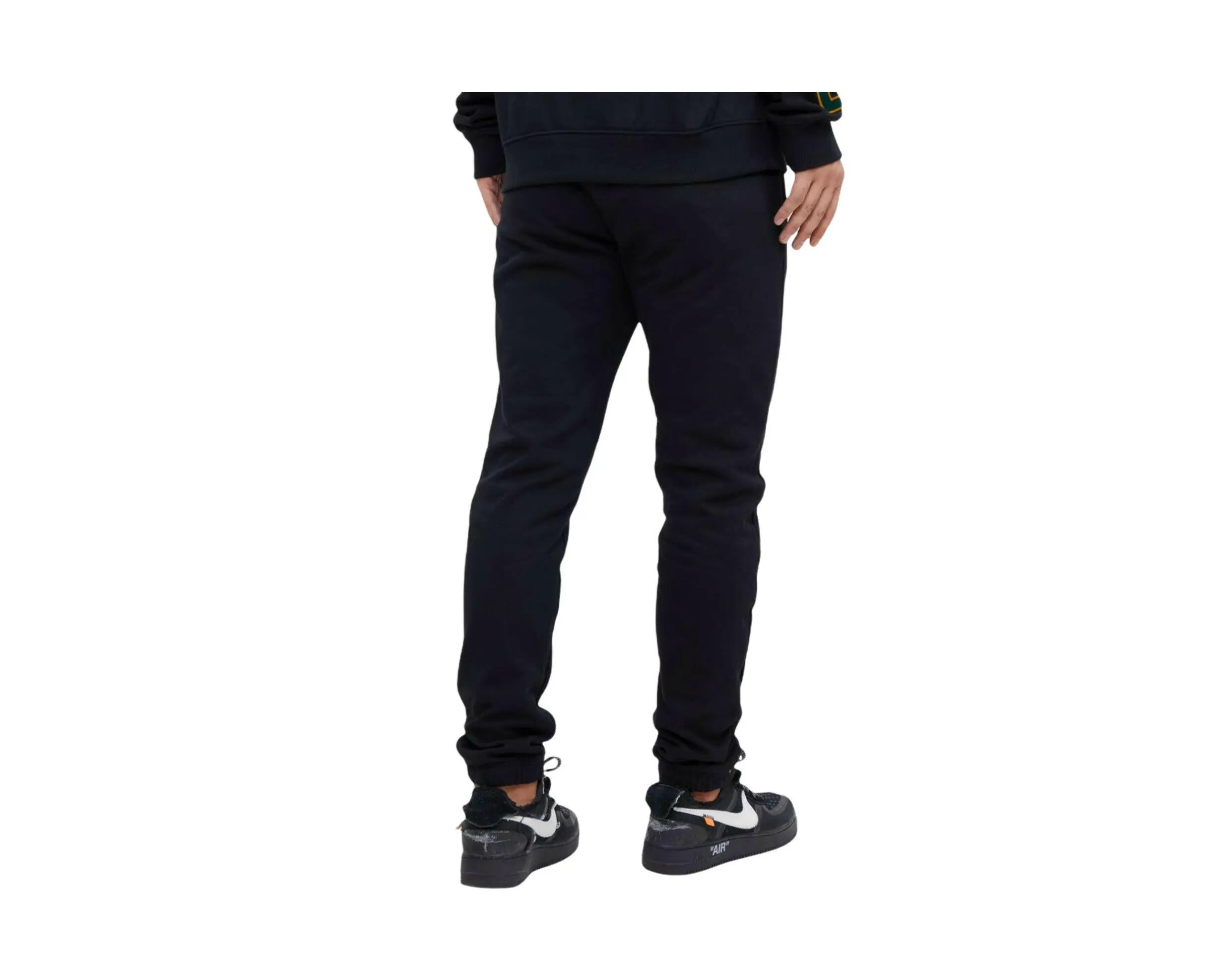 Pro Standard NBA Milwaukee Bucks Stacked Logo Men's Sweatpants — Black