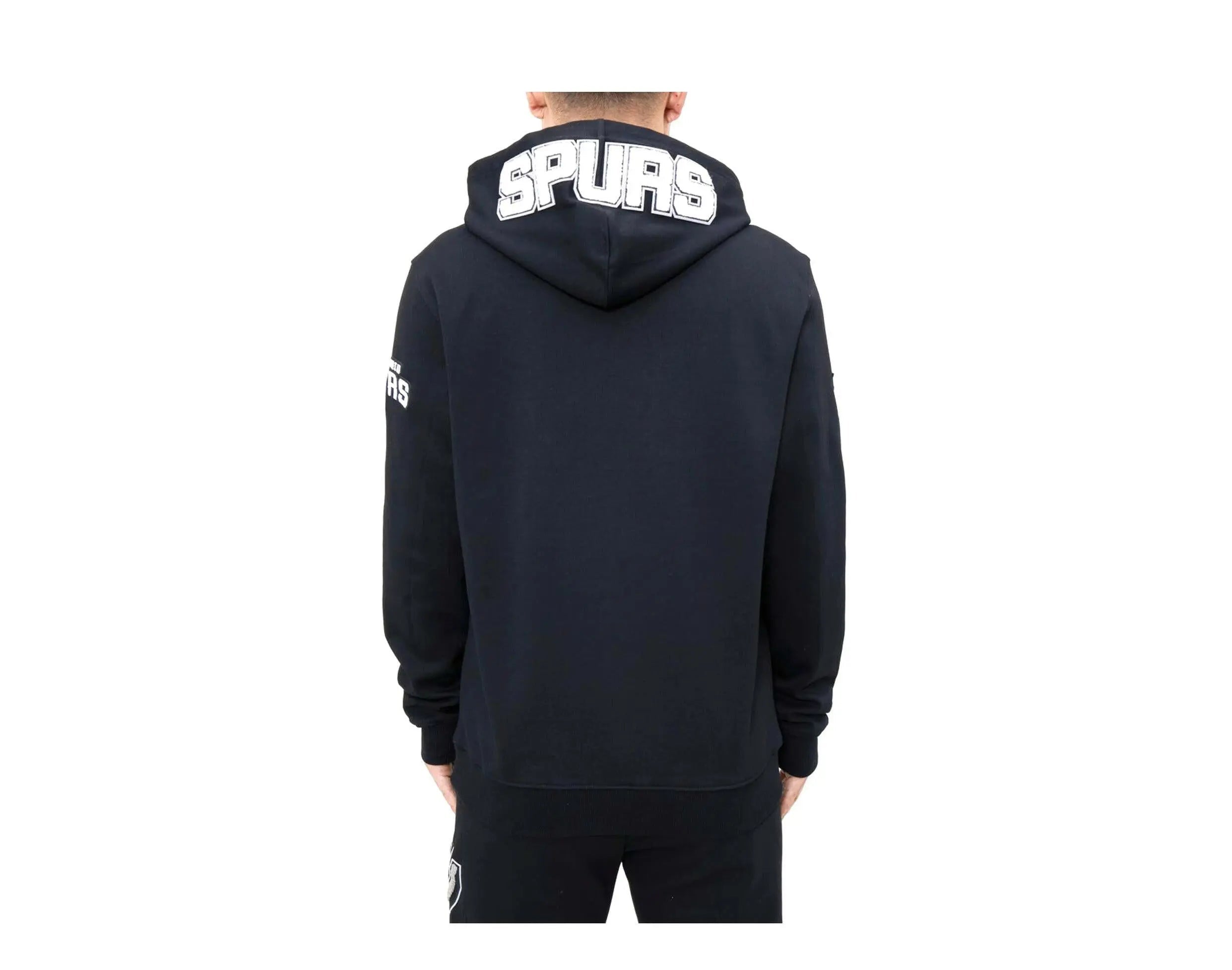 Pro Standard San Antonio Spurs Classic Chenille Men's Hoodie — Black