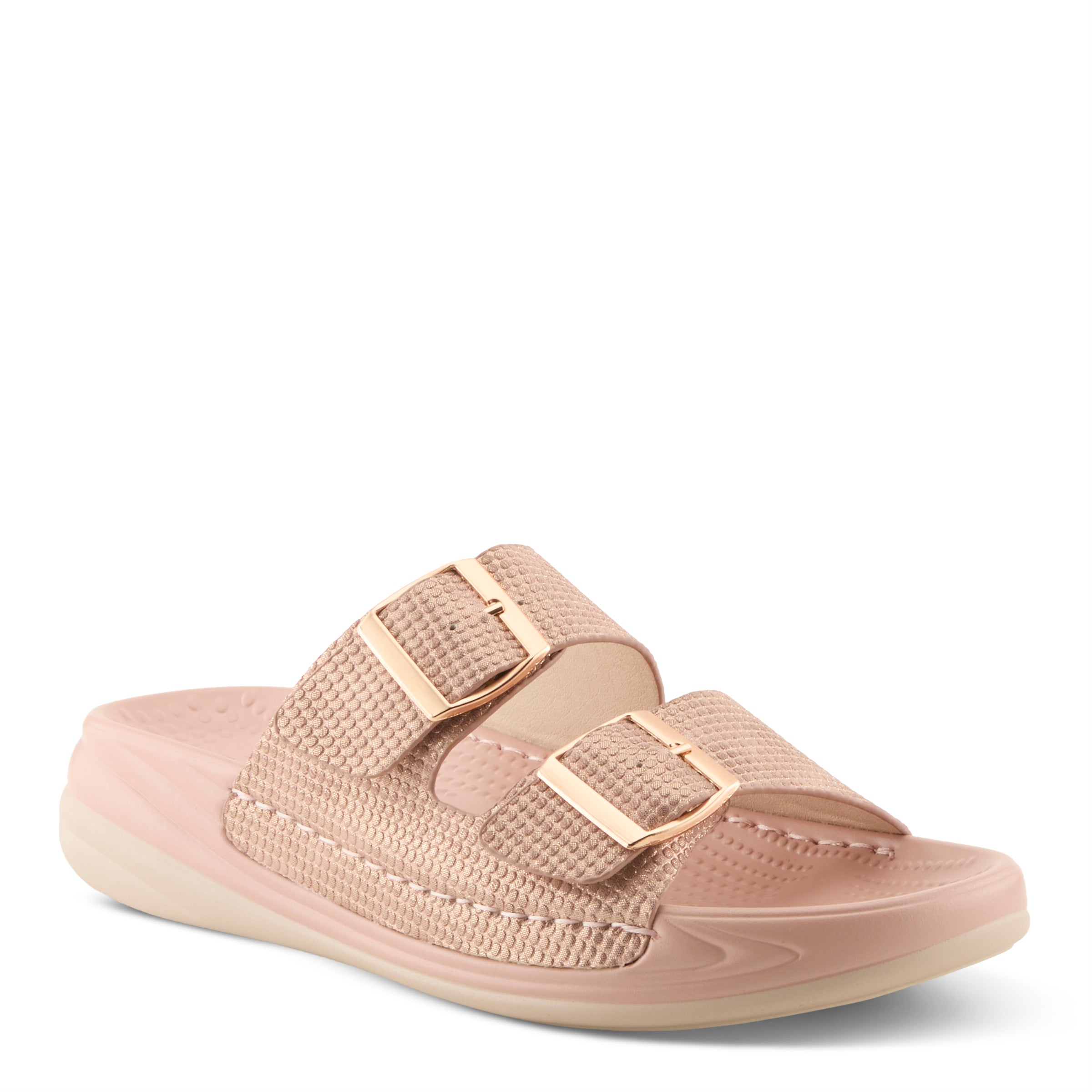 Flexus FLEXUS BUTTERMERE SANDALS sandal in pink metallic with flexible sole