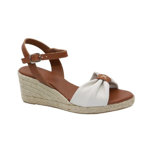Eric Michael Bailey Leather Espadrille Wedge Sandal