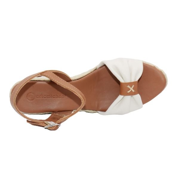 Eric Michael Bailey Leather Espadrille Wedge Sandal