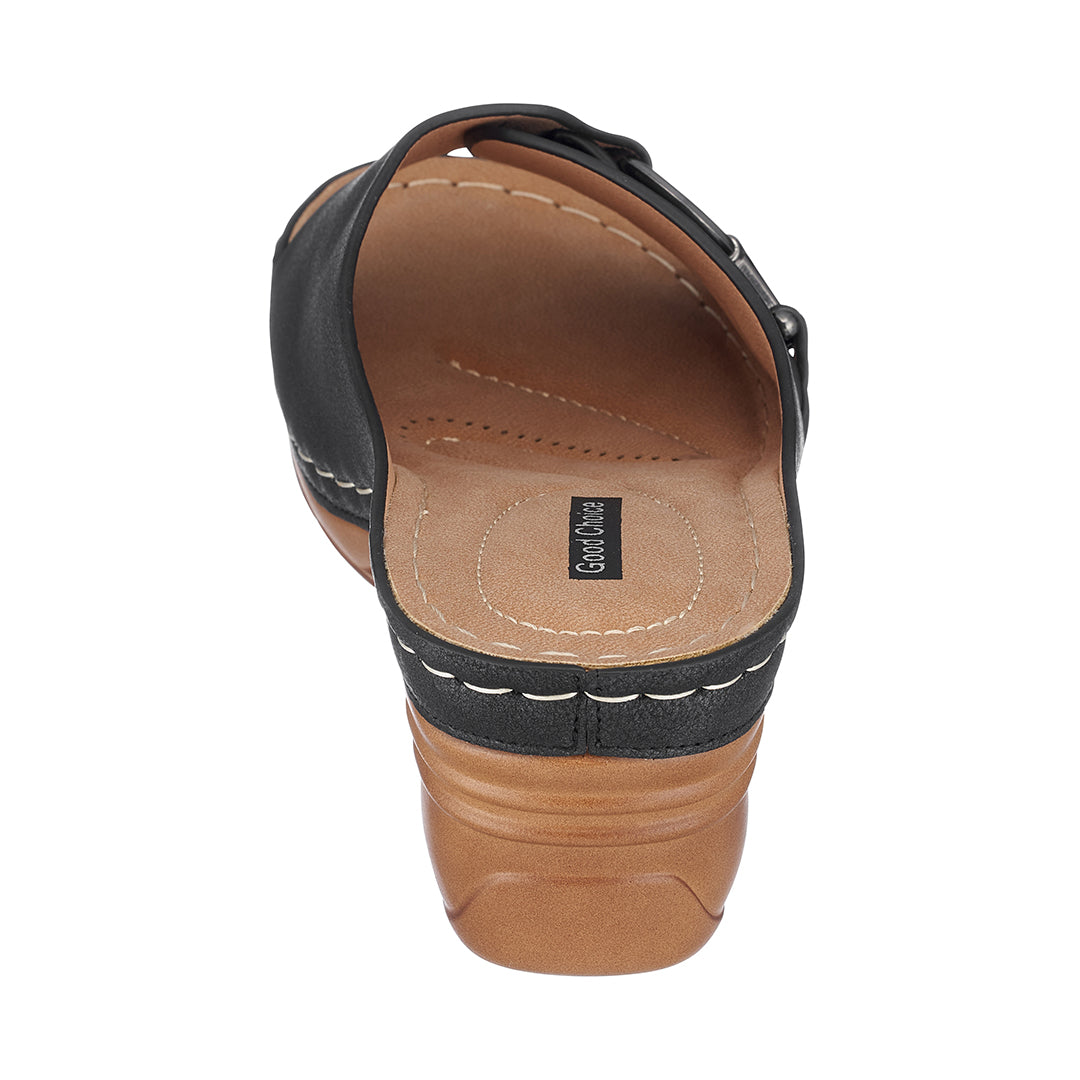 Women's Bay Black Wedge Sandals – product view 3
