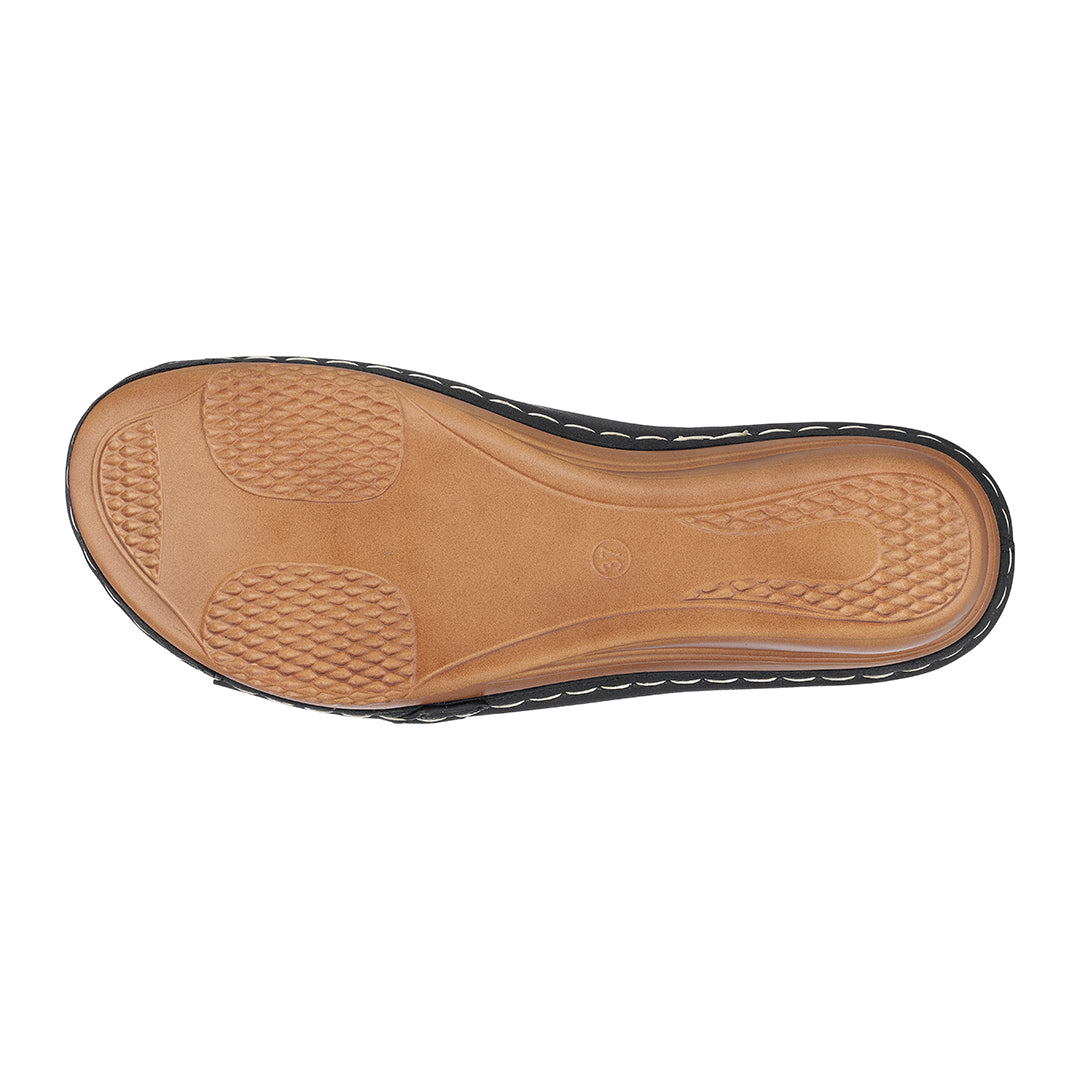 Women's Bay Black Wedge Sandals – product view 5