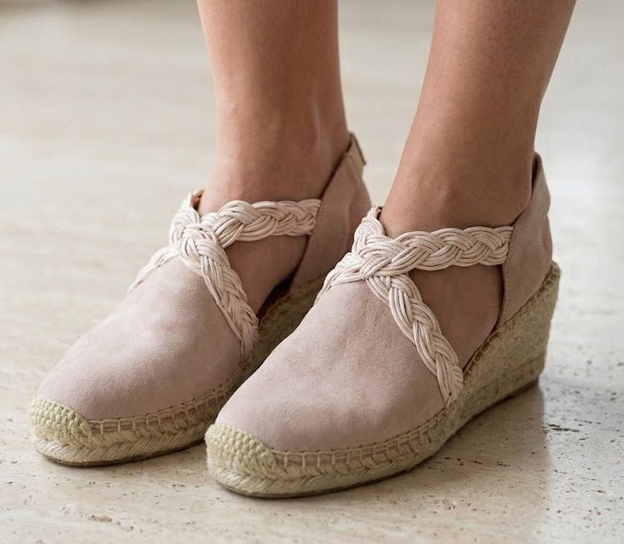 Eric Michael Carolyn Women’s Braided Wedge Espadrille