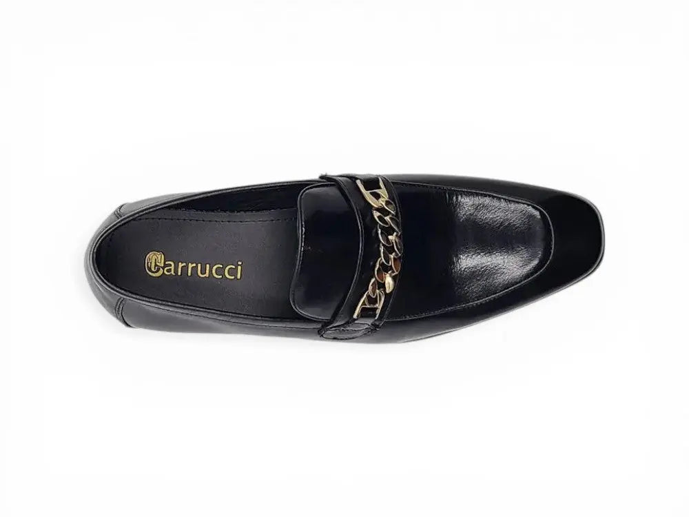 Carrucci Shoes Shoes Men's Beveled Squared Toe Calf Leather Loafer Bailey KS2241 01 view 7