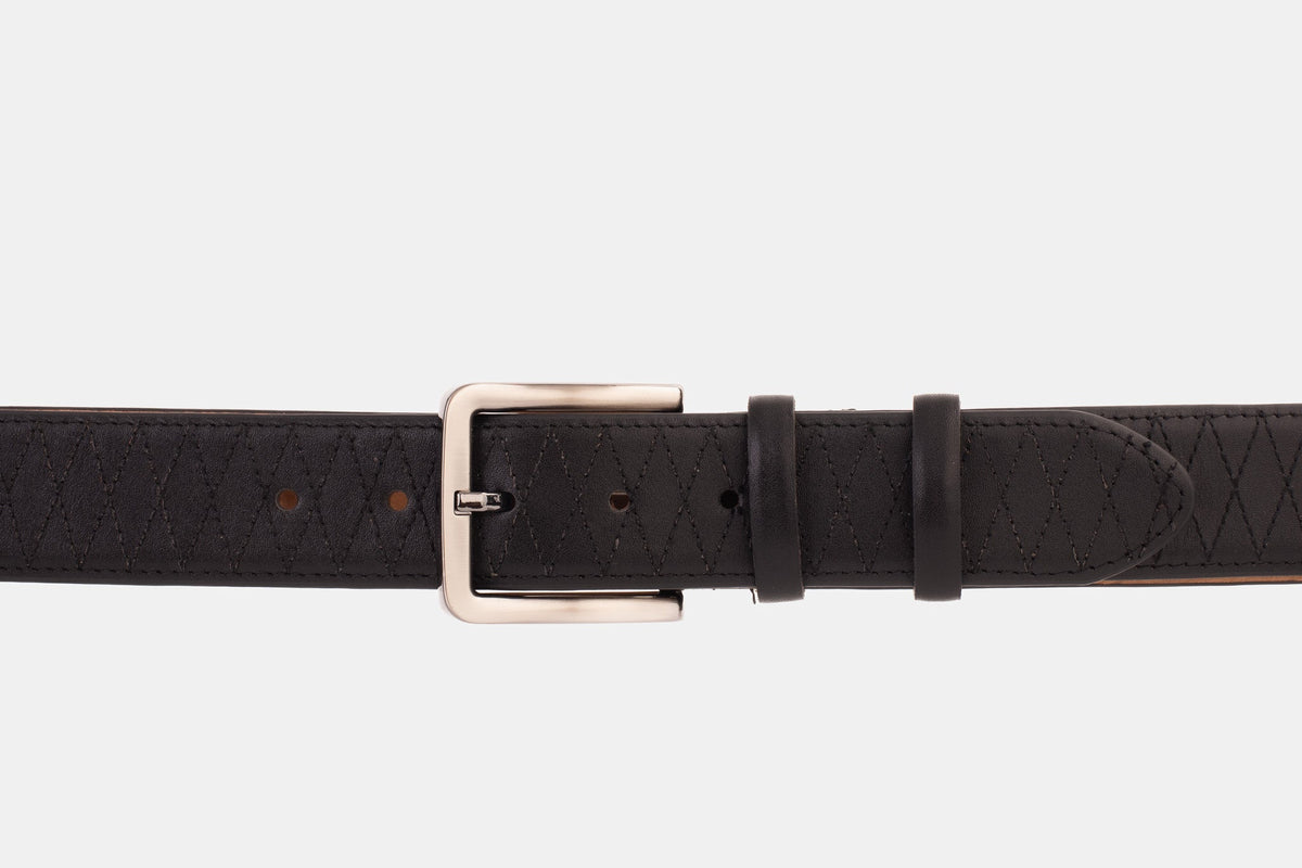 Vinci Leather The Adler Black Leather Belt – product view 2