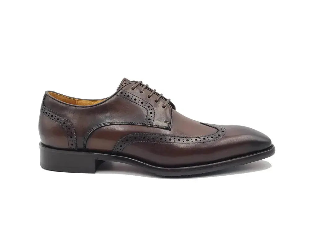 Carrucci Shoes KS Blucher Style Wingtip Oxford Men’s Calfskin Leather KS509 43 view 26