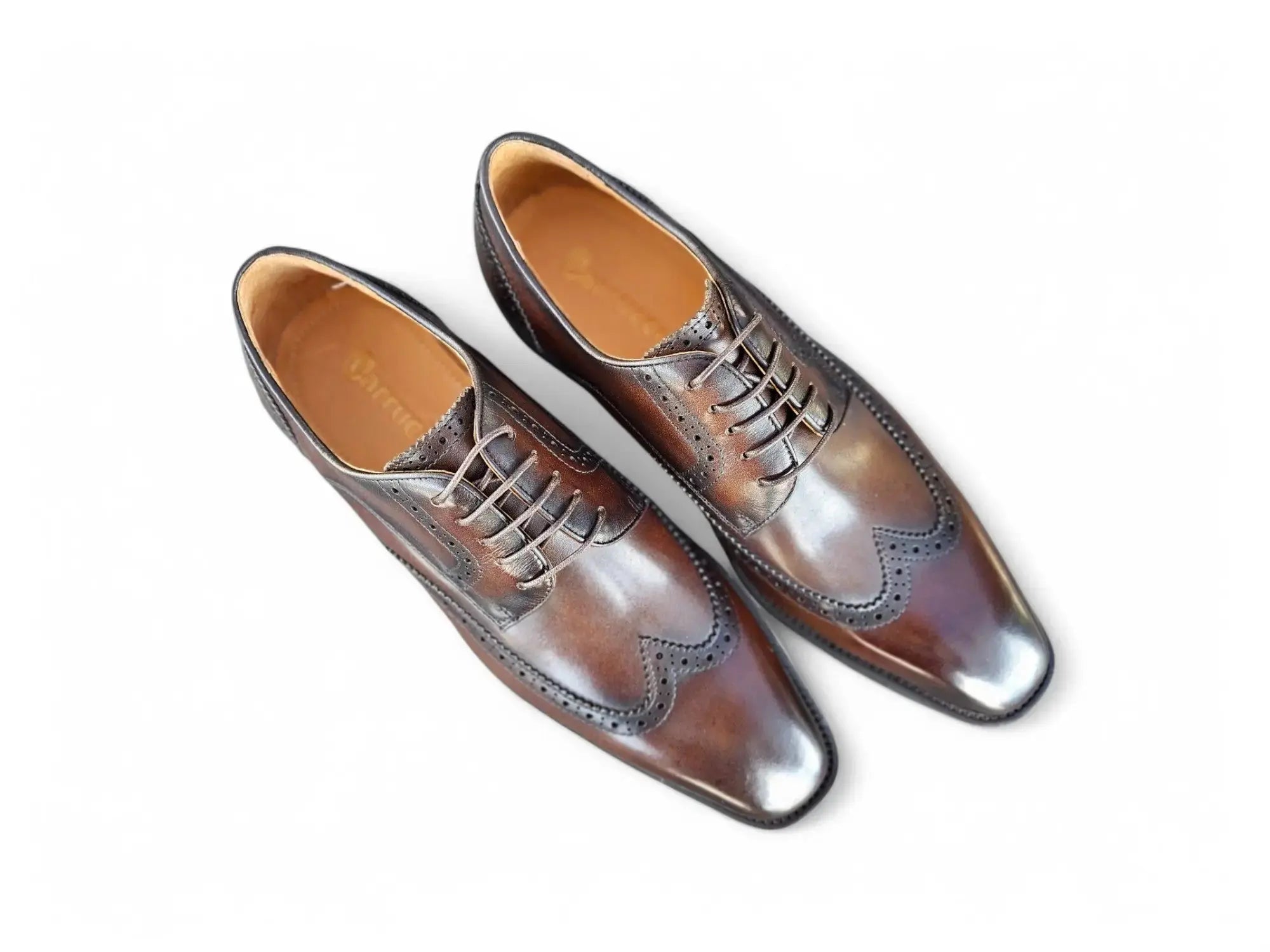 Carrucci Shoes KS Blucher Style Wingtip Oxford Men’s Calfskin Leather KS509 43 view 25
