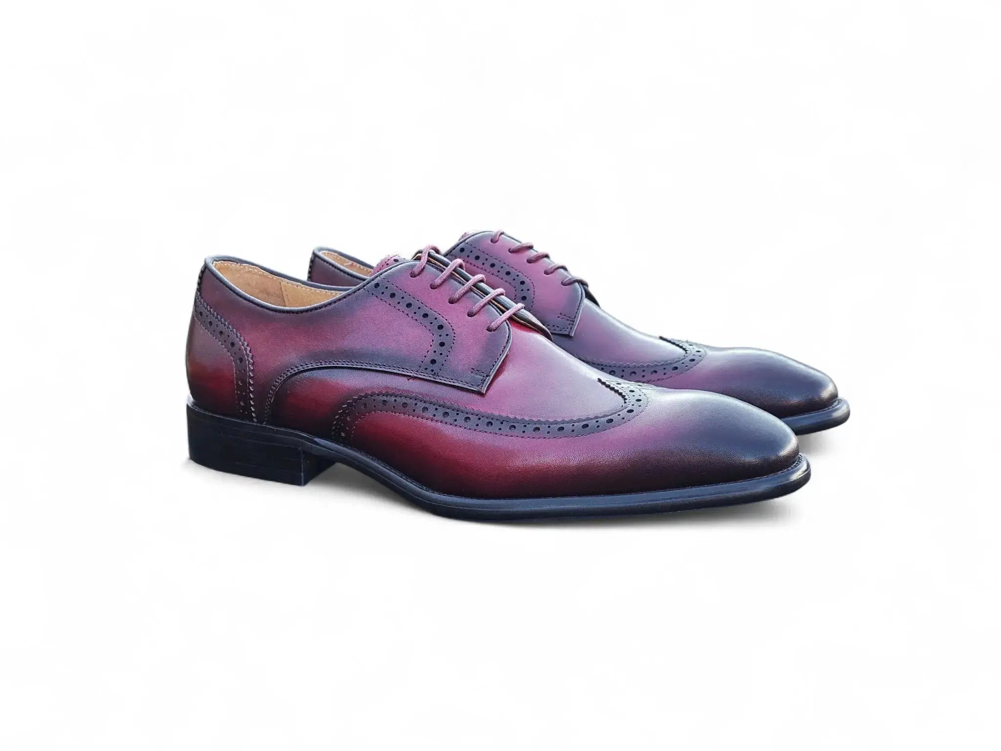 Carrucci Shoes KS Blucher Style Wingtip Oxford Men’s Calfskin Leather KS509 43 view 27