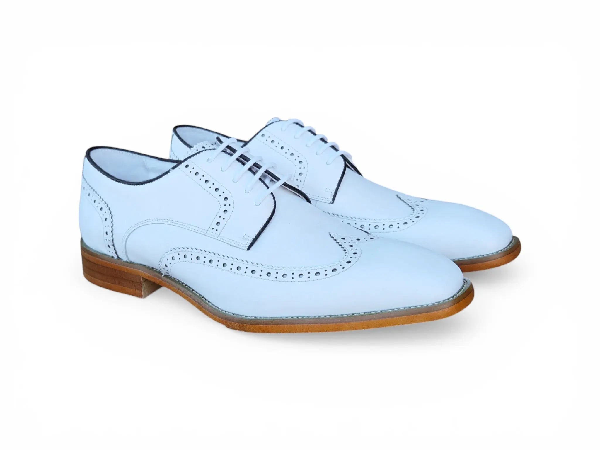 Carrucci Shoes KS Blucher Style Wingtip Oxford Men’s Calfskin Leather KS509 43 view 9