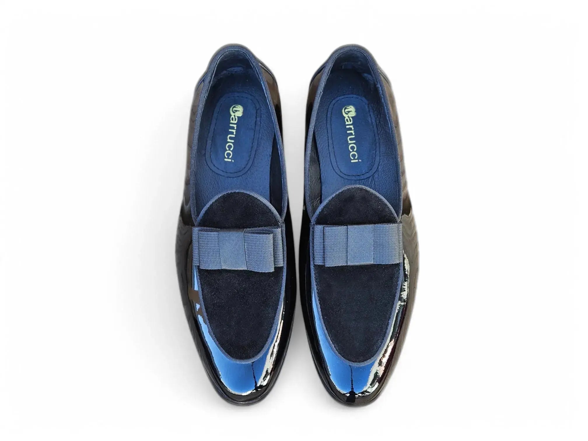 Carrucci Shoes Bow Tie Loafer Patent Leather KS525 210SP side view