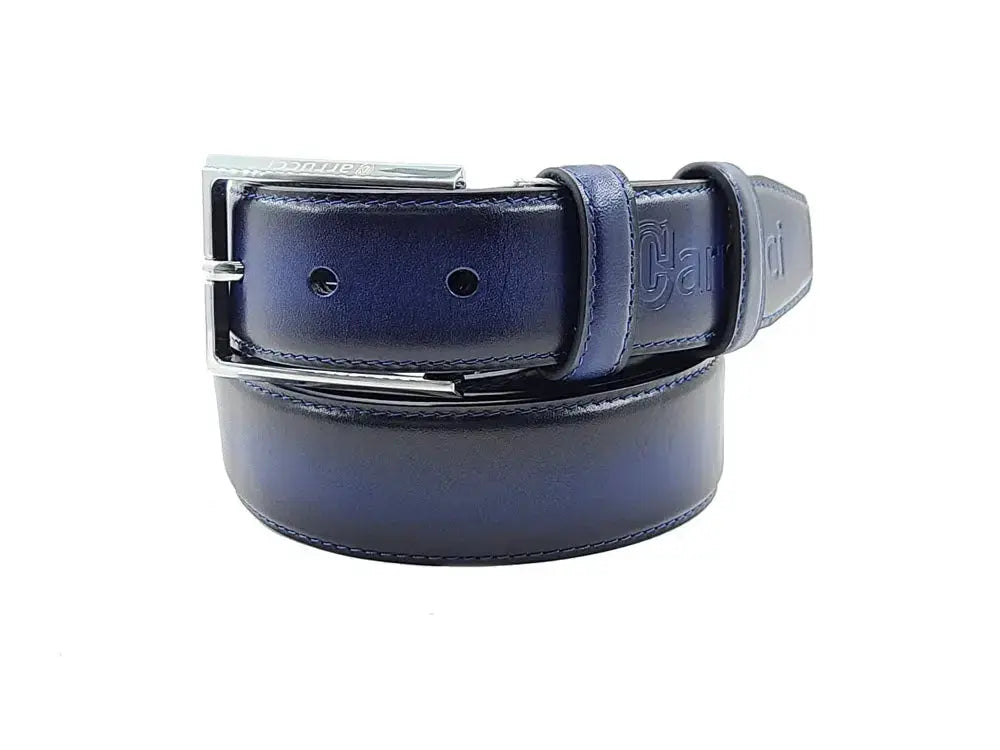 Carrucci Shoes Burnished Calfskin Belt Calfskin Leather KC1 view 6