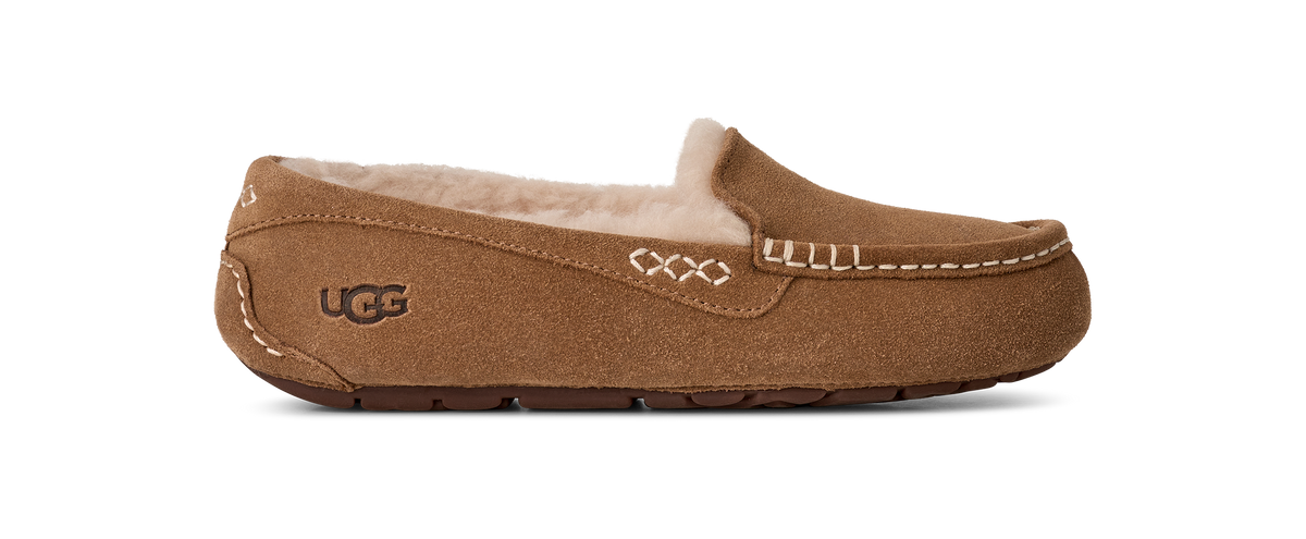 UGG Ansley Womens Slippers — Chestnut Suede