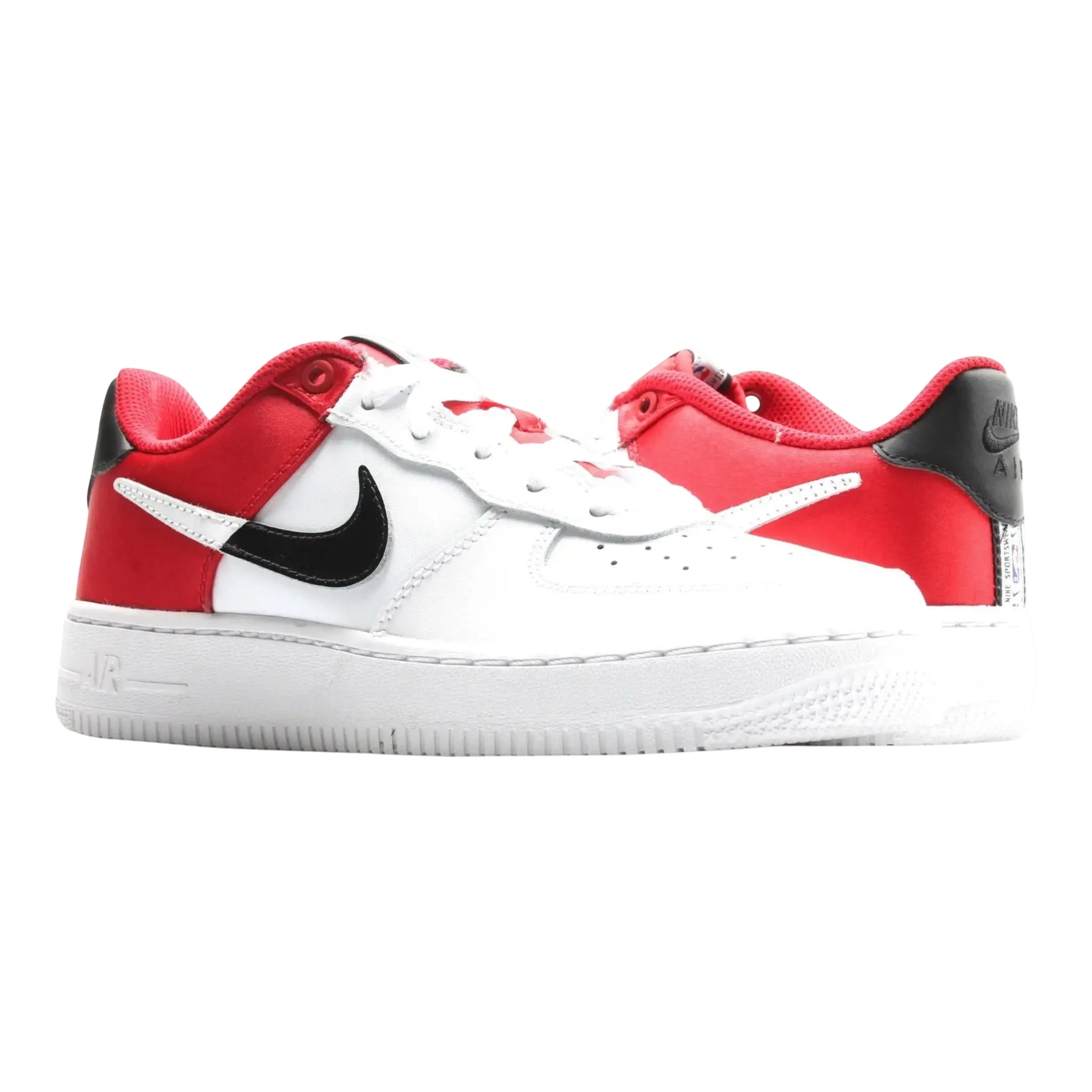 Nike Air Force 1 LV8 1 Big Kids Basketball Shoes University Red/White-Black