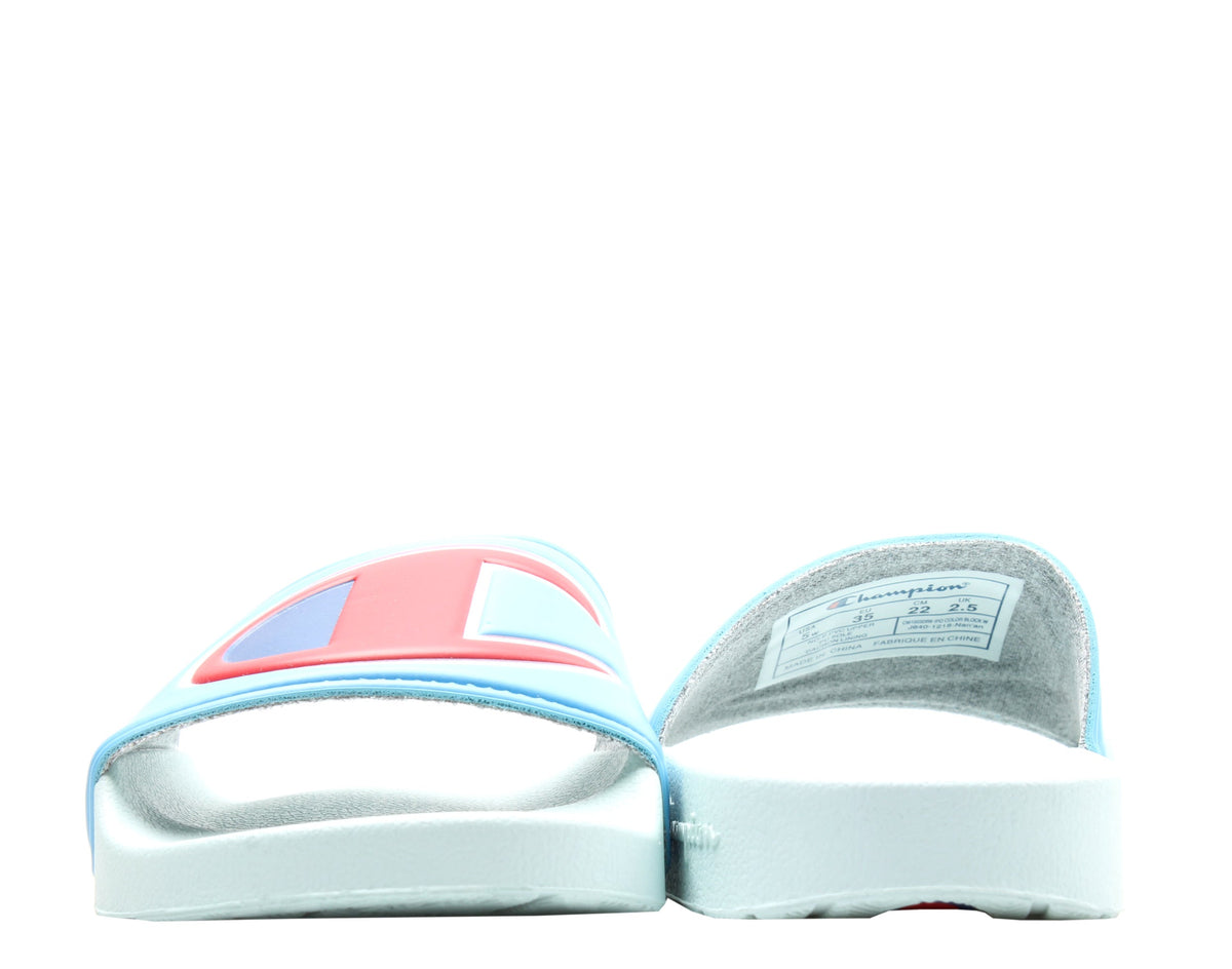 Champion Life IPO Color Block Women's Slides — Blue/Multi
