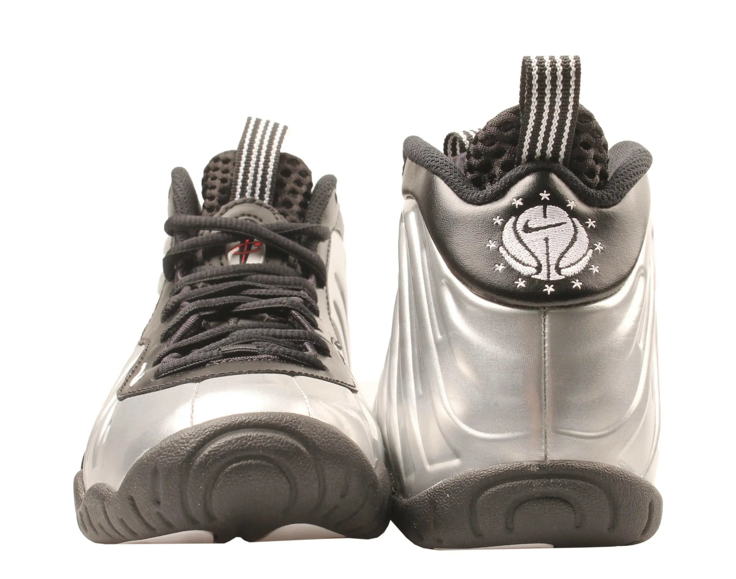 Nike Little Posite One KSA Big Kids Basketball Shoes Chrome/White-Black