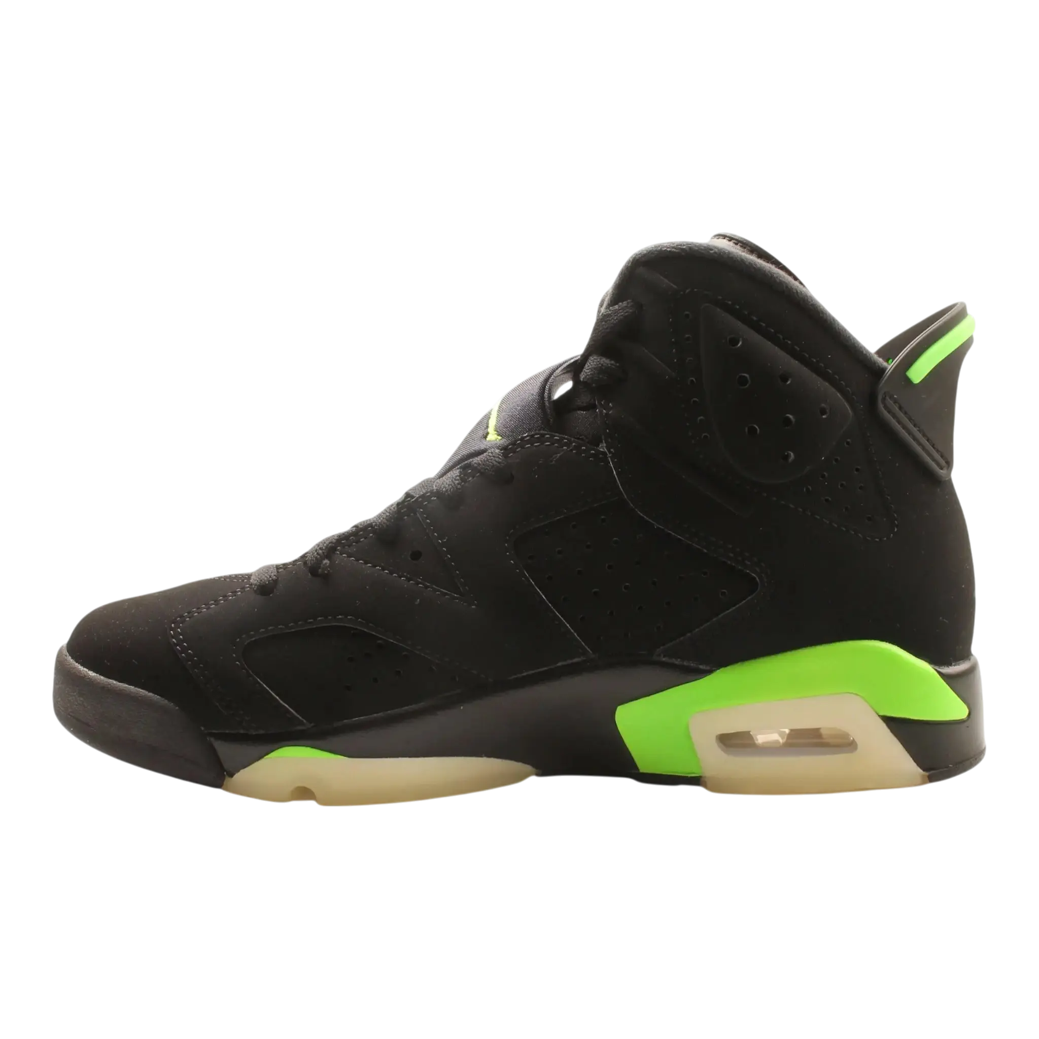 Jordan Air Jordan 6 Retro Men Basketball Sneakers Black/Electric Green