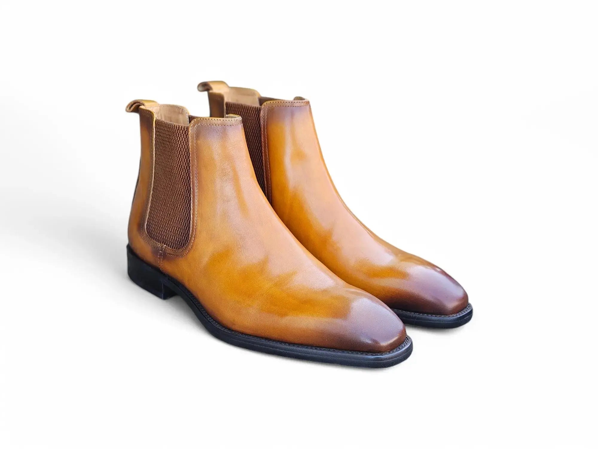 Carrucci Shoes Chelsea Boot Cushioned Footbed Calfskin Leather KB509 30 view 9