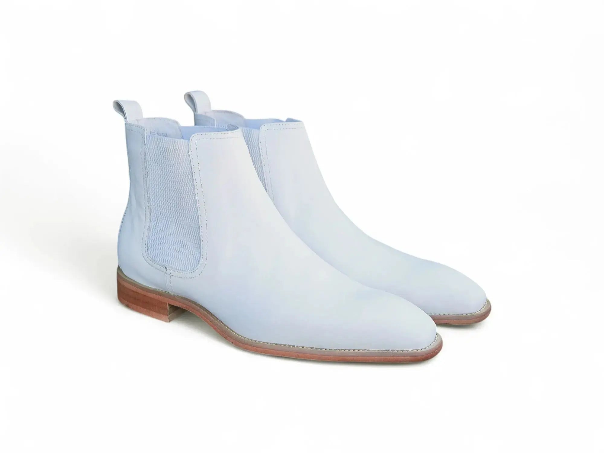 Carrucci Shoes Chelsea Boot Cushioned Footbed Calfskin Leather KB509 30 side view