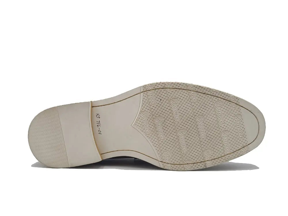 Carrucci Shoes Men's KS Footwear Penny Loafer Calfskin Leather KS519 04