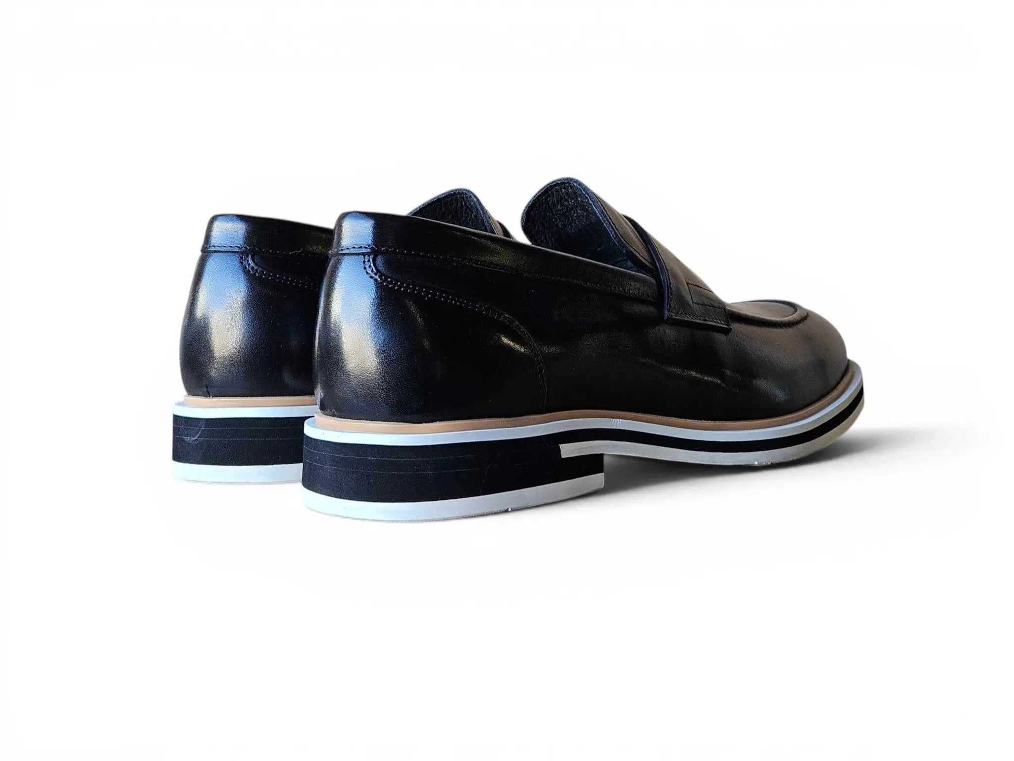 Carrucci Shoes Men's KS Footwear Penny Loafer Calfskin Leather KS519 04
