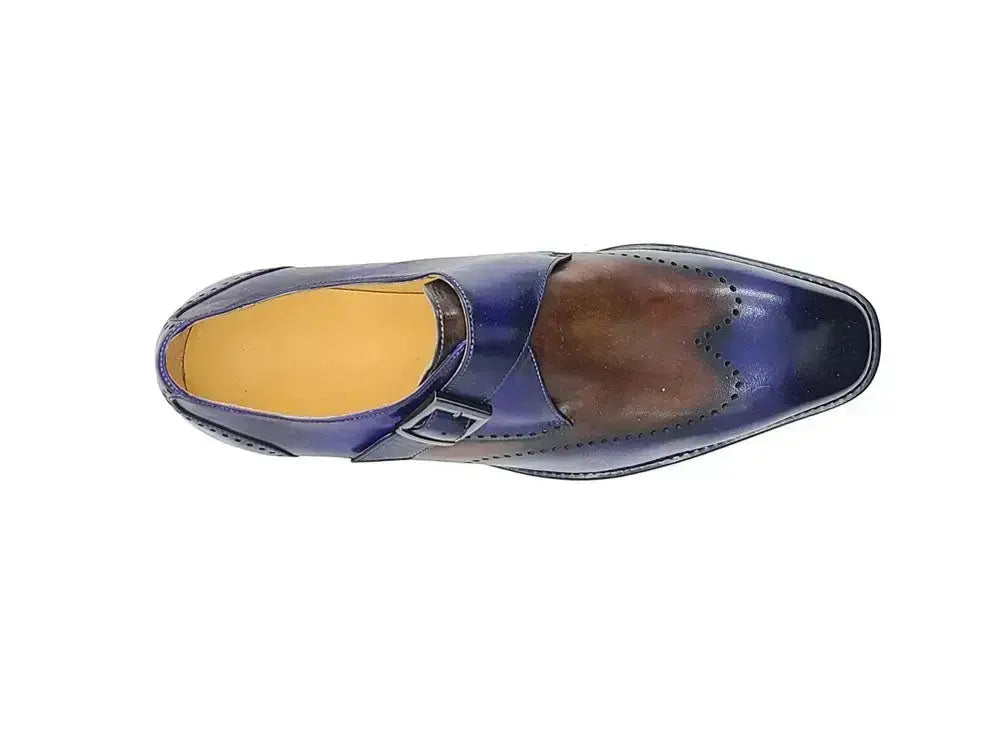 Carrucci Shoes Single Classic Monk Loafer Calfskin KS509 42T KS509 42 view 6