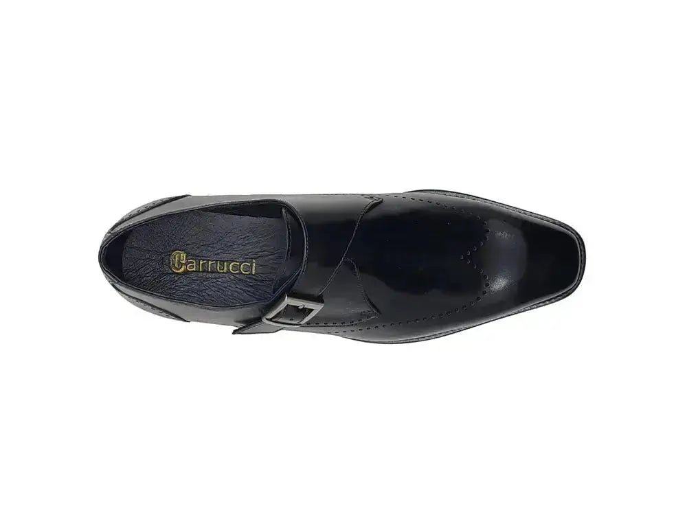 Carrucci Shoes Single Classic Monk Loafer Calfskin KS509 42T KS509 42 view 17
