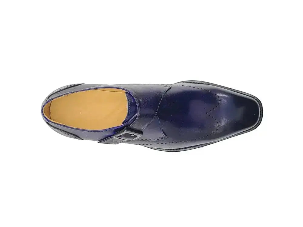Carrucci Shoes Single Classic Monk Loafer Calfskin KS509 42T KS509 42